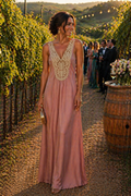Abito con gioiello macrame