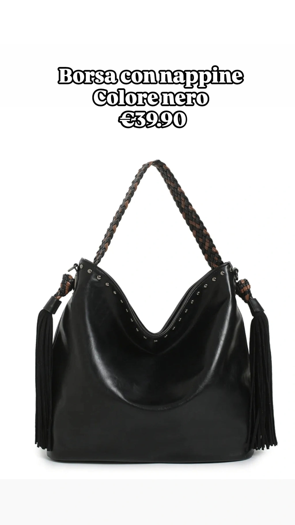 Borsa con nappine