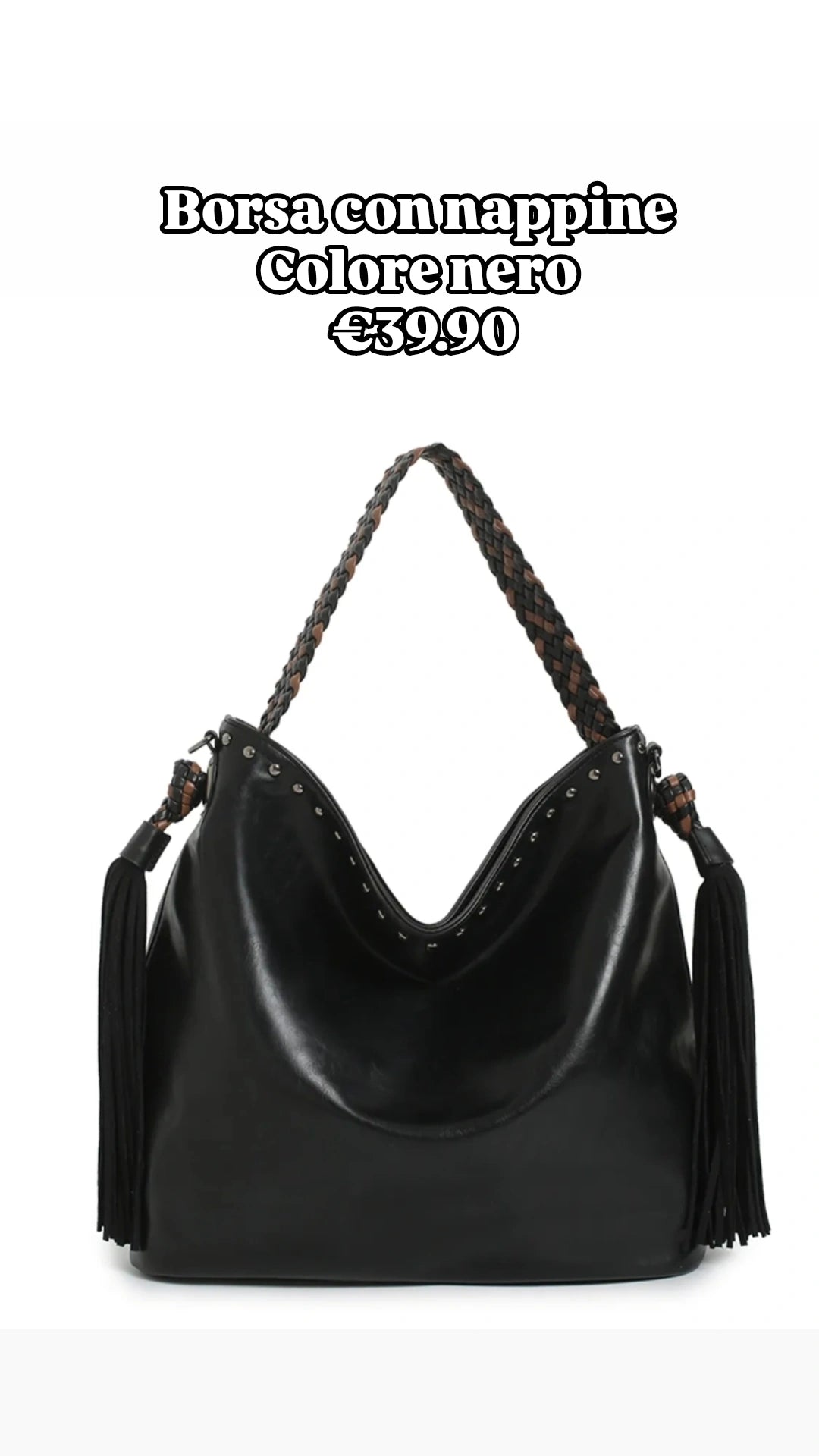 Borsa con nappine