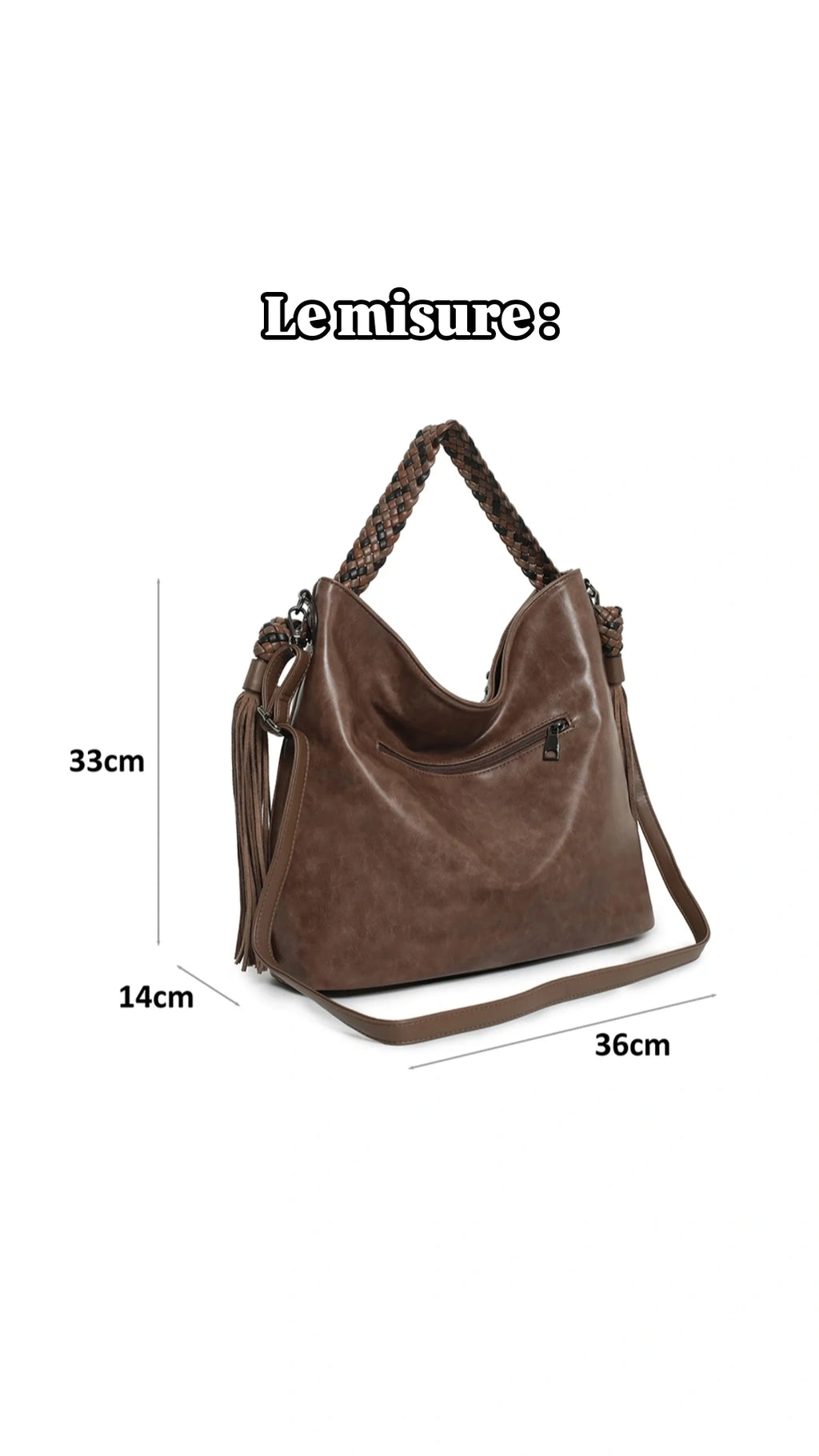 Borsa con nappine