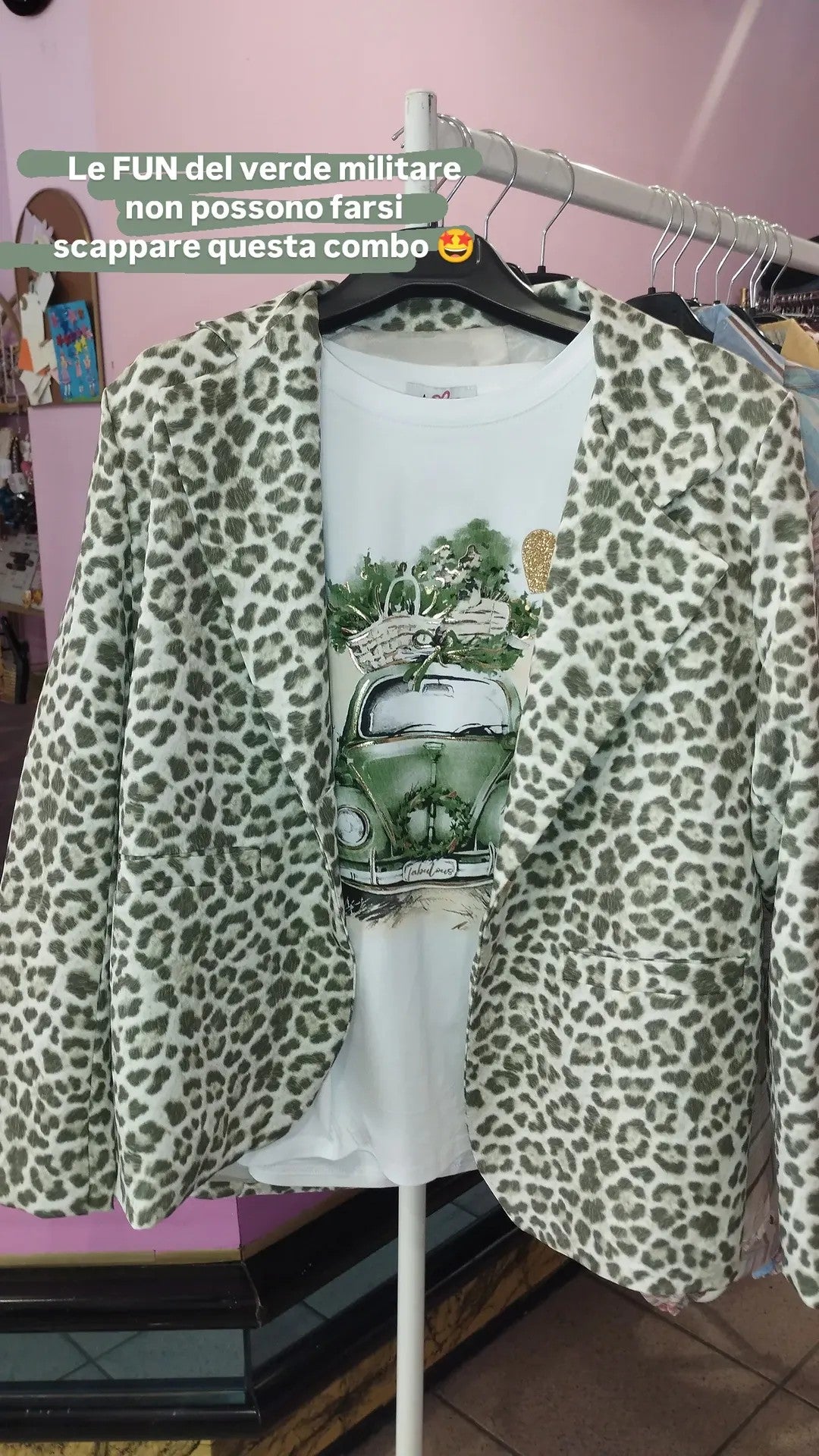 Blazer leopardato