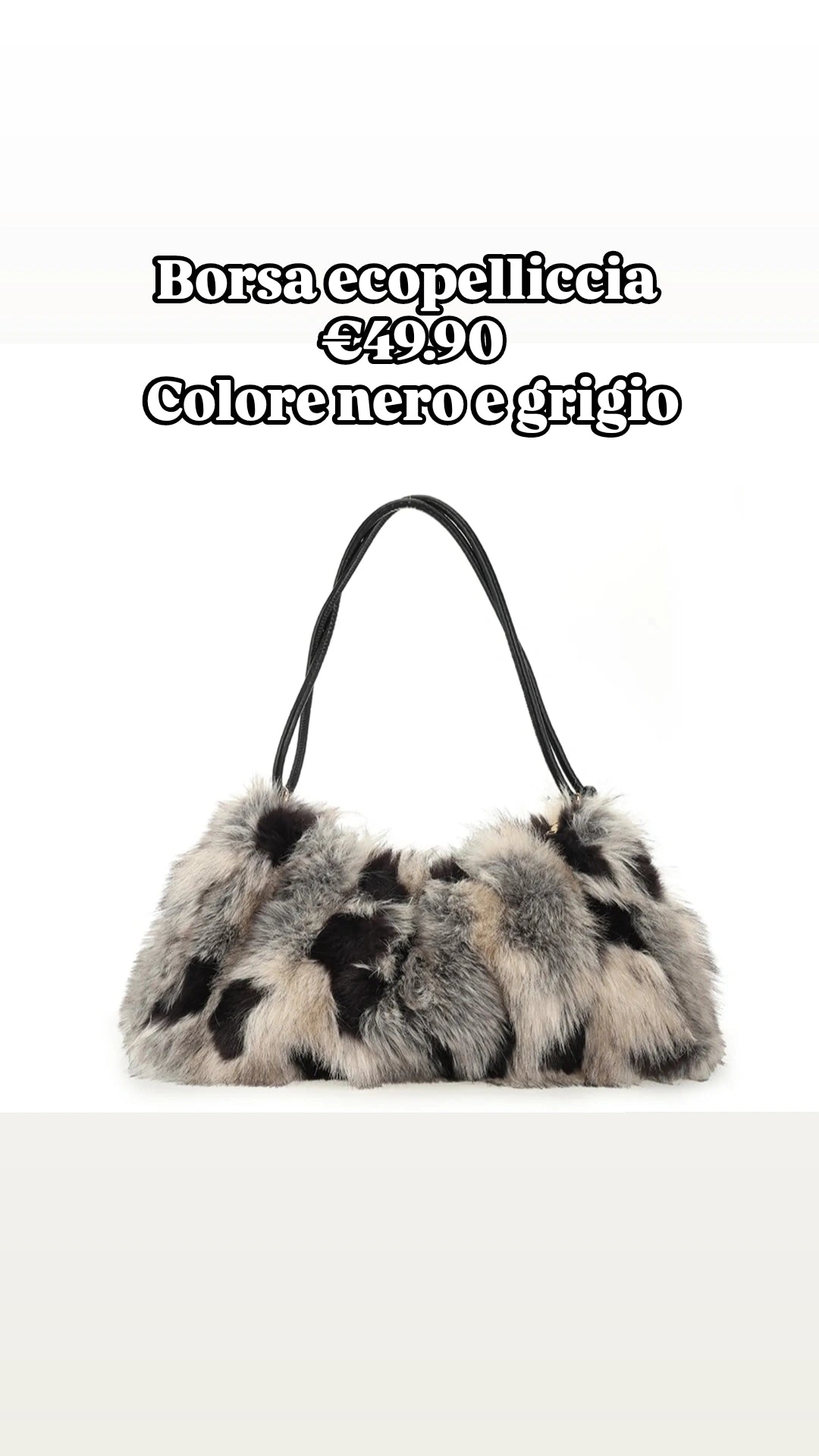 Borsa ecopelliccia