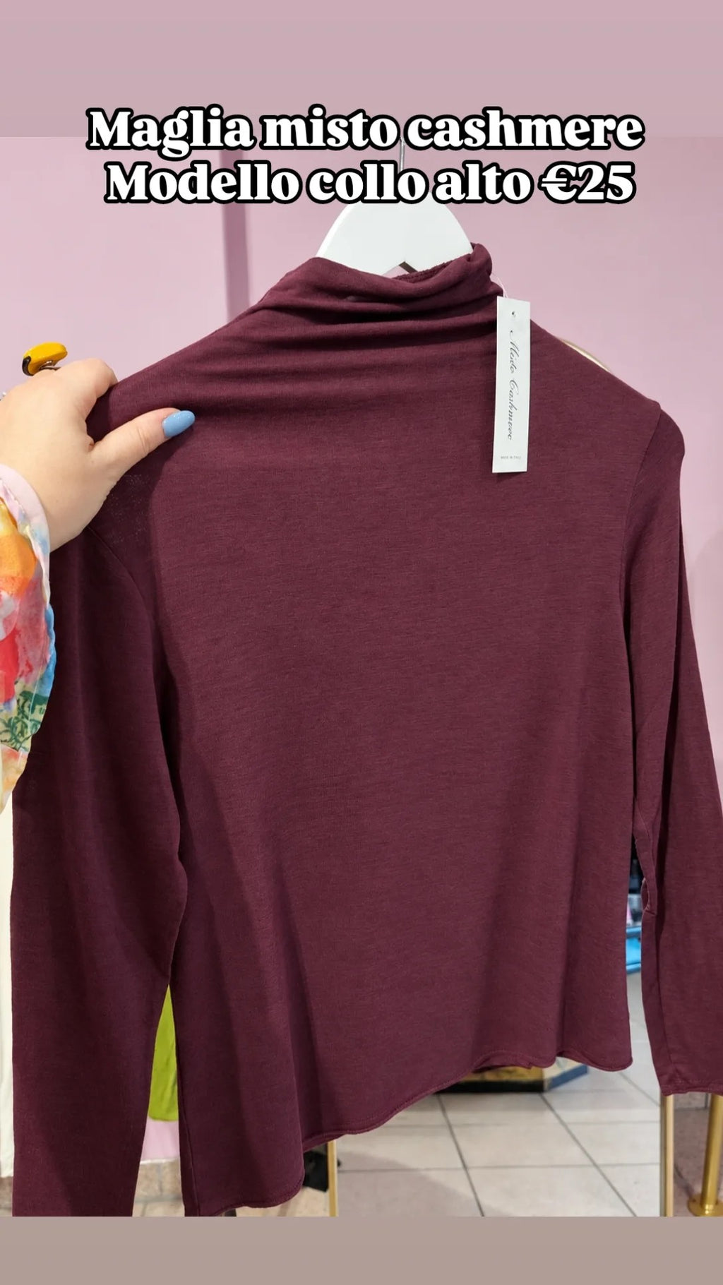 Maglie cashmere blend