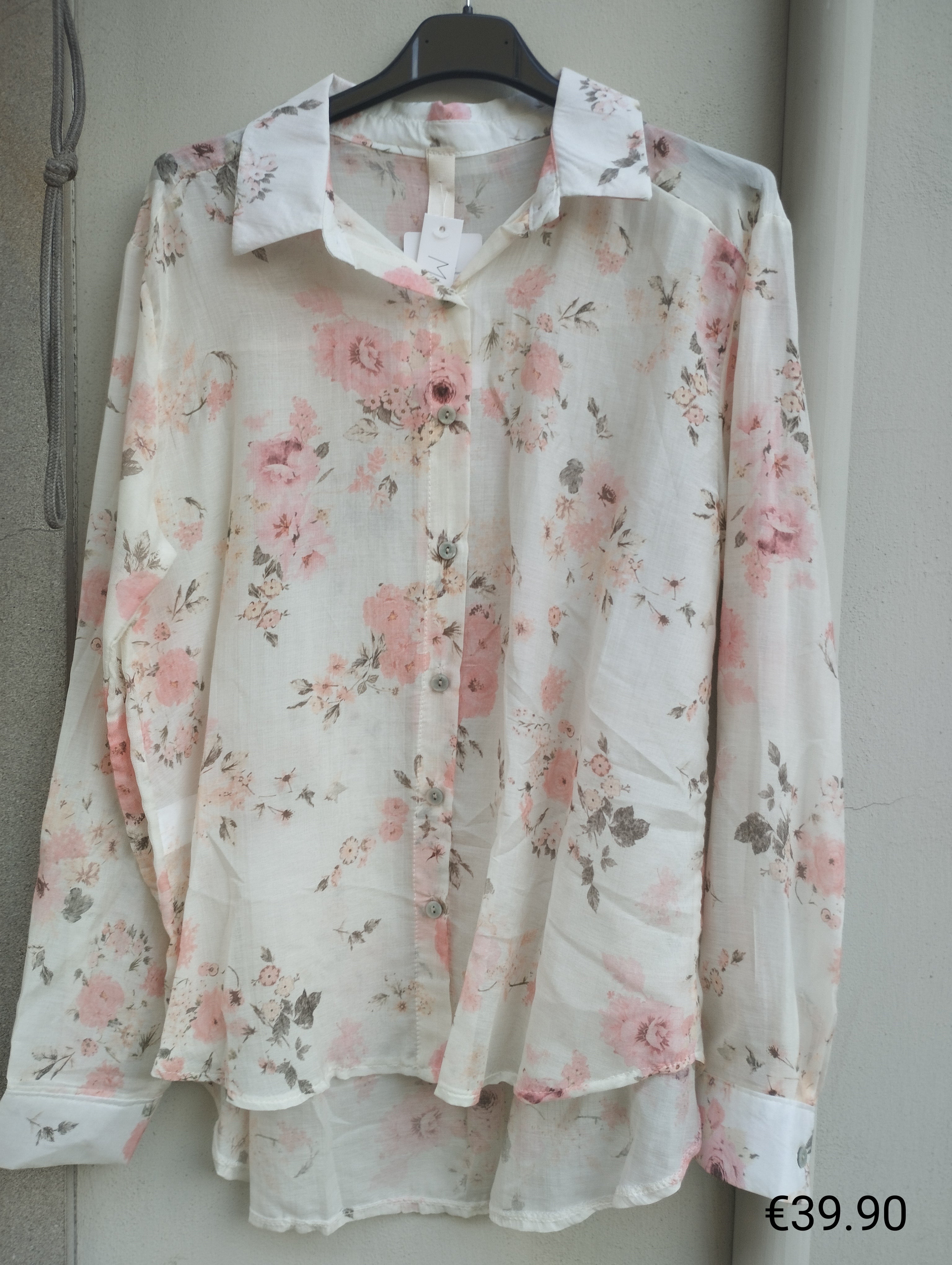 Camicia misto seta