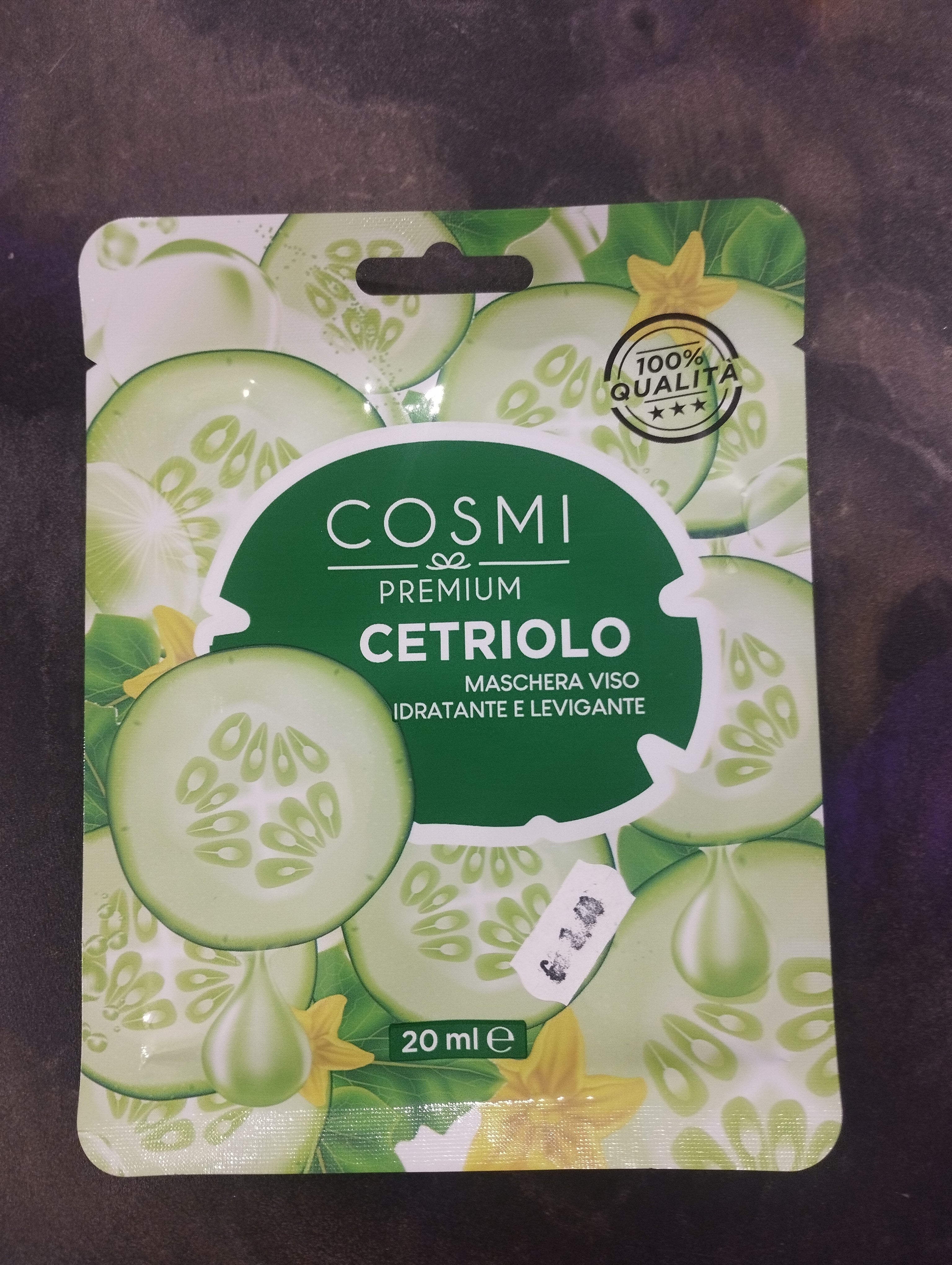 Maschera viso al cetriolo