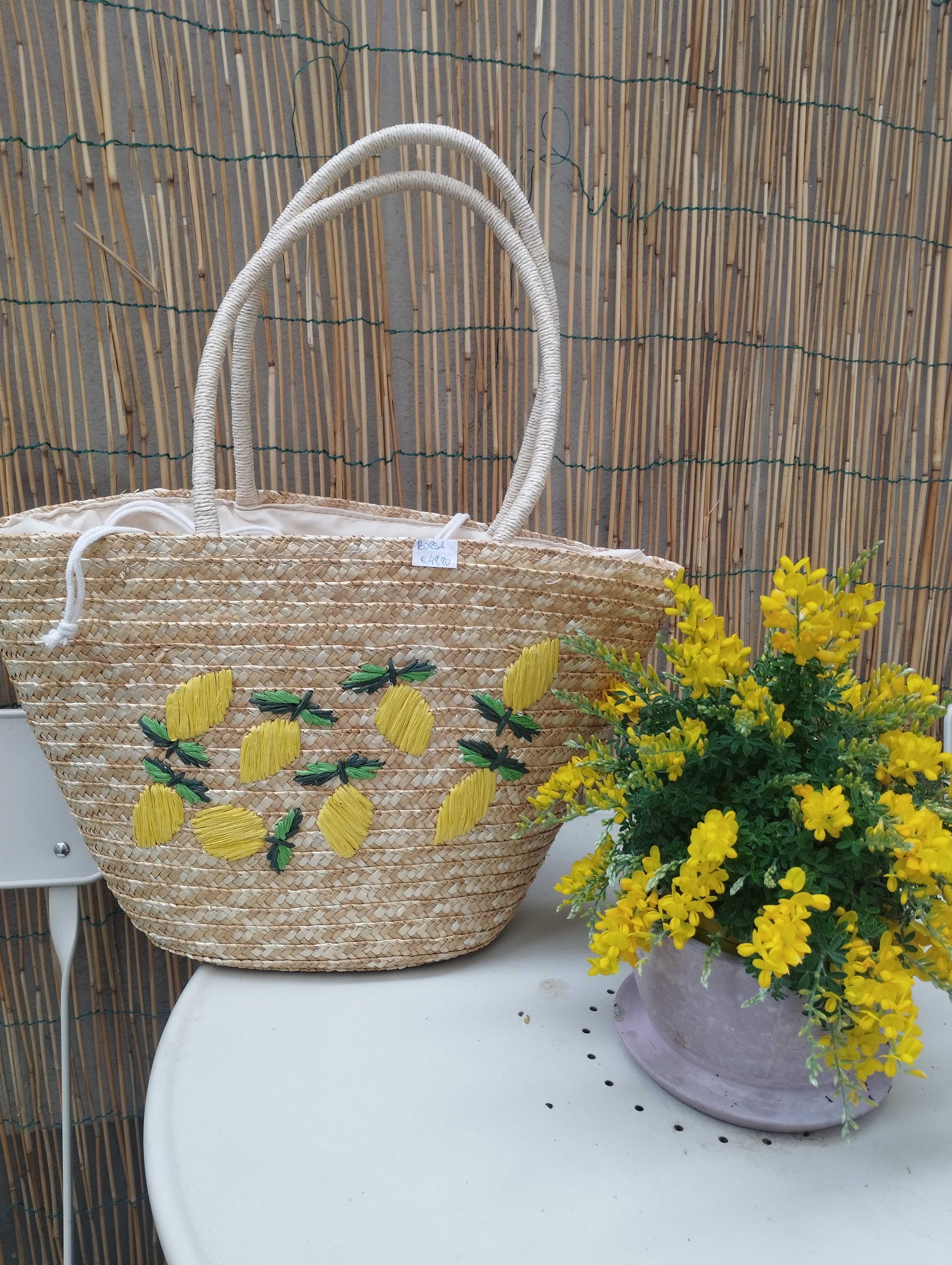 Borsa in paglia