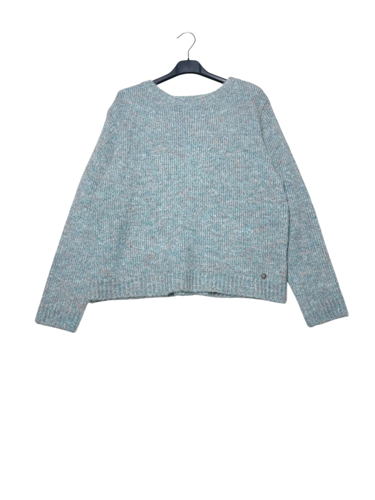 Maglione misto lana effetto melange