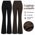 Leggings zampetta felpati
