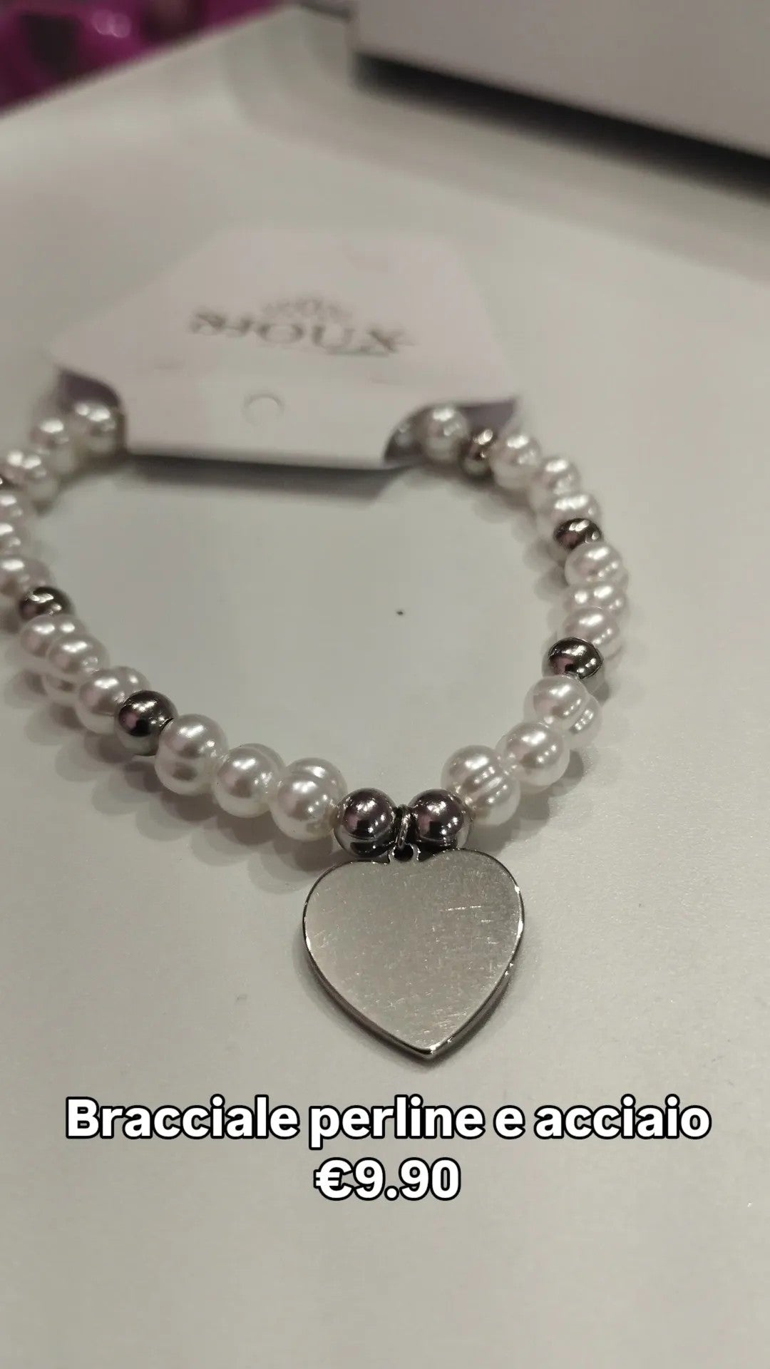 Bracciale charm cuore