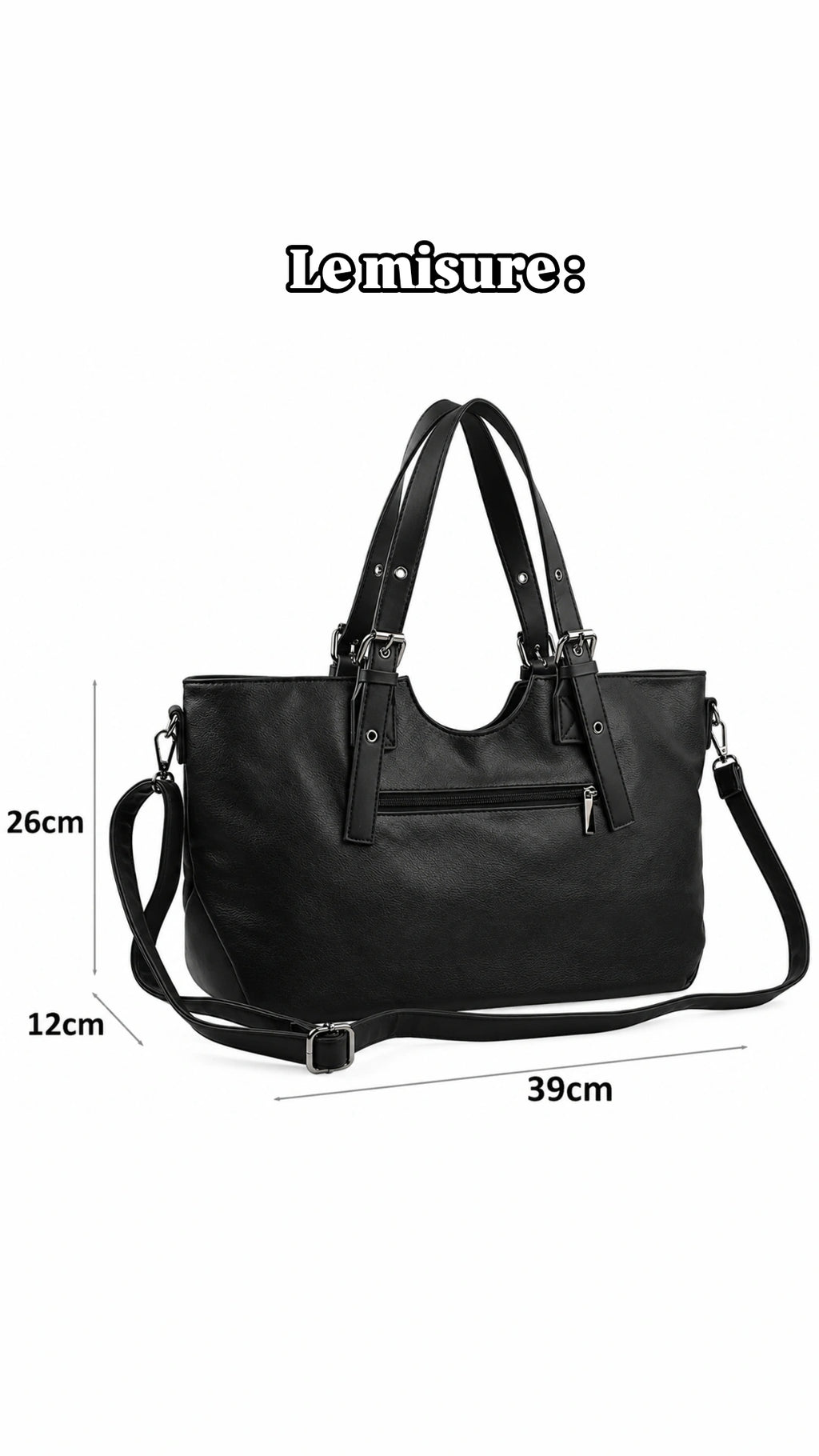 Shopper con borchie