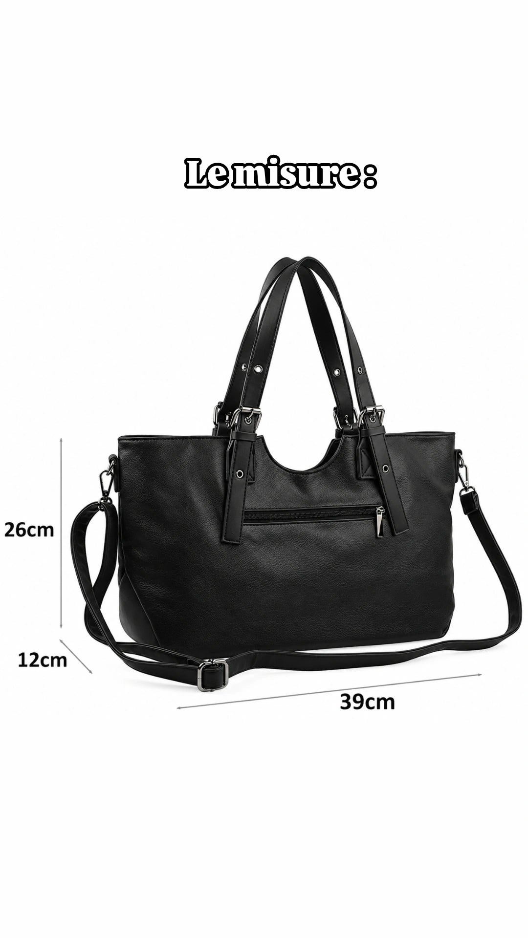 Shopper con borchie