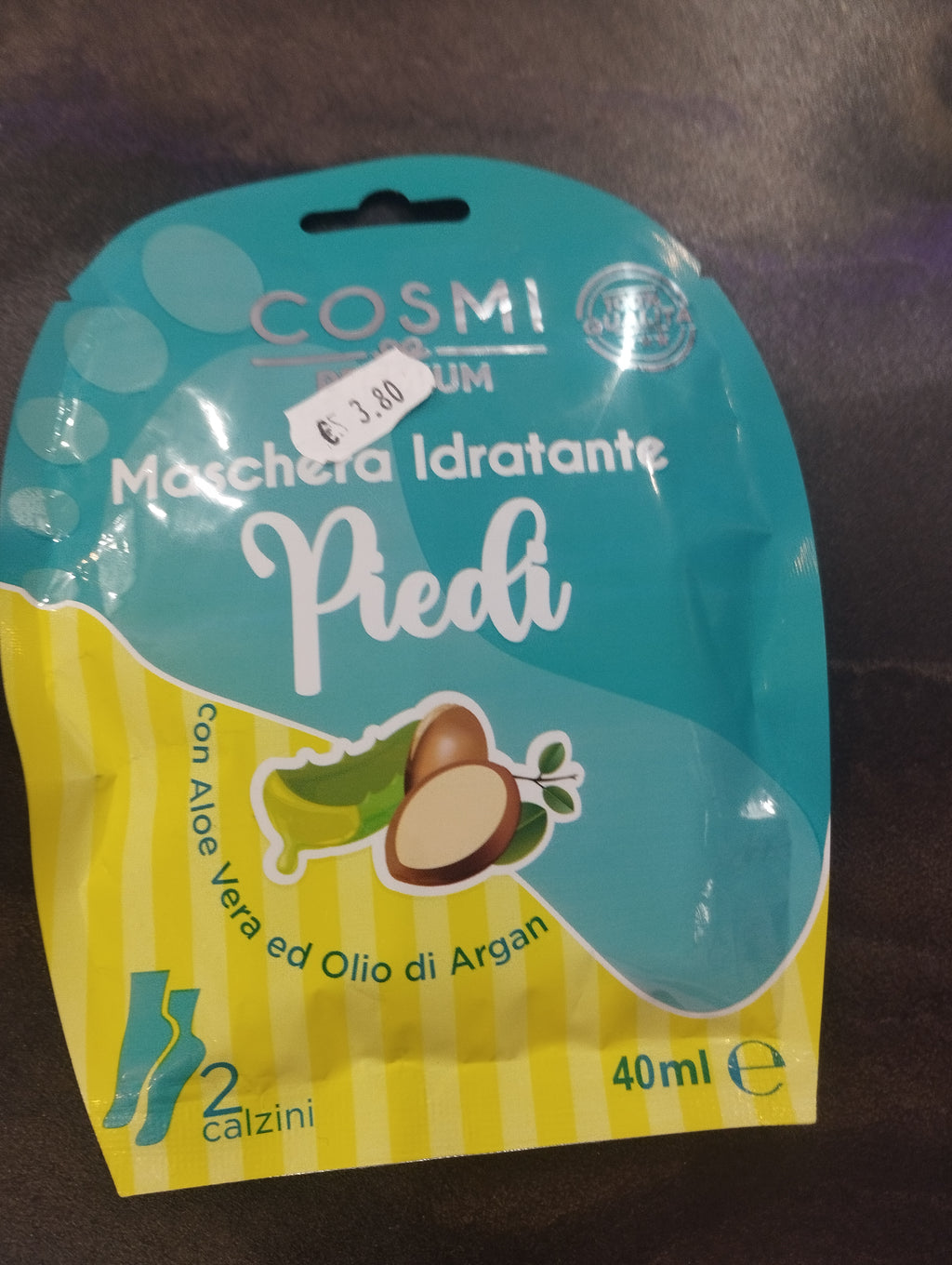 Maschera idratante piedi