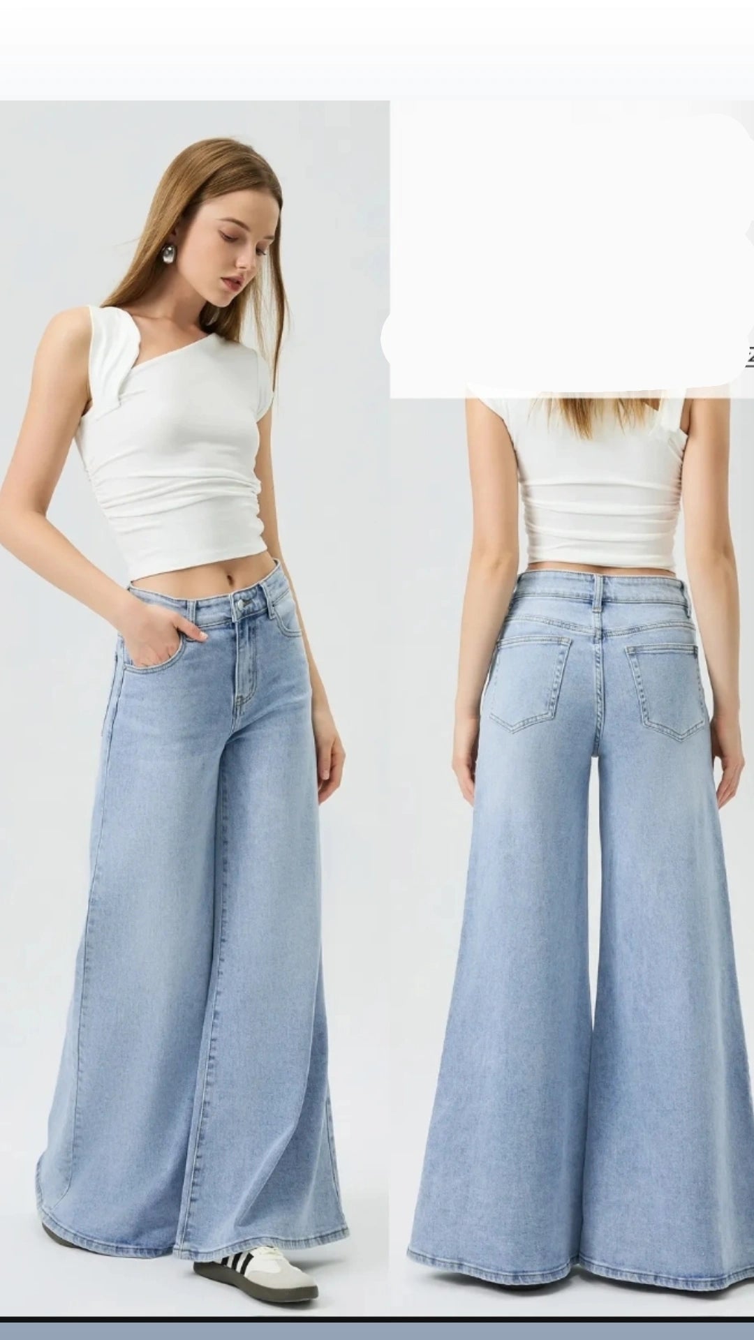 Jeans maxi zampa