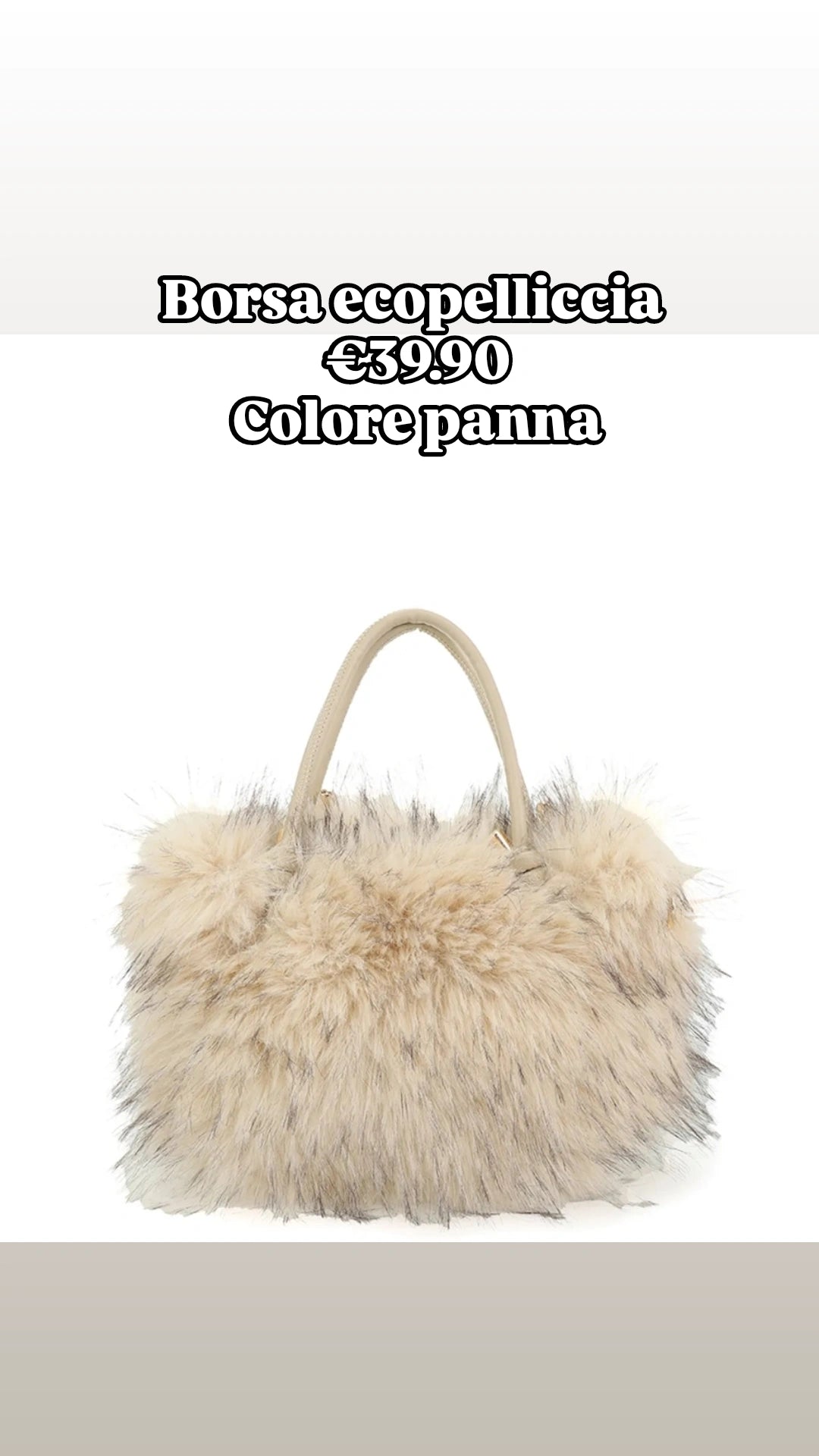 Borsa ecopelliccia