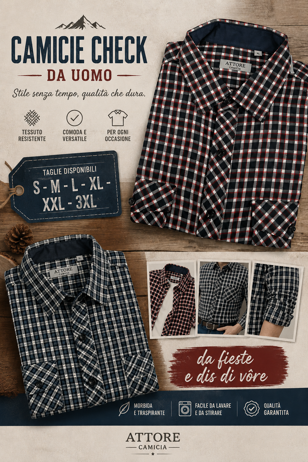 Camicia uomo