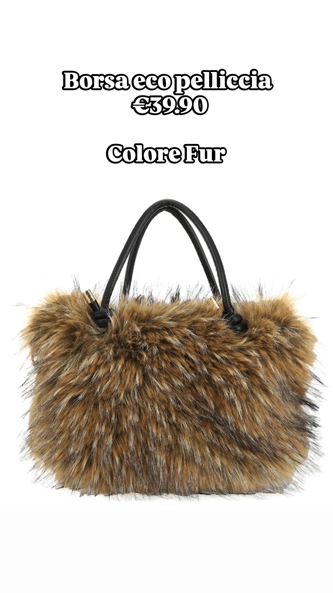 Borsa ecopelliccia