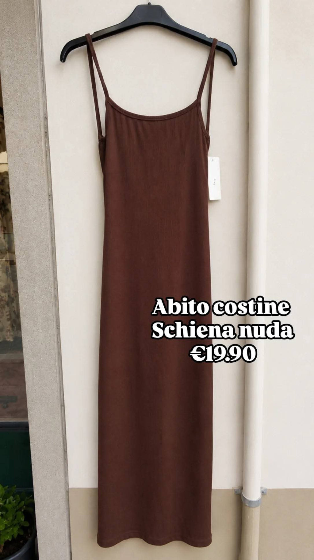 Tubino midi schiena nuda