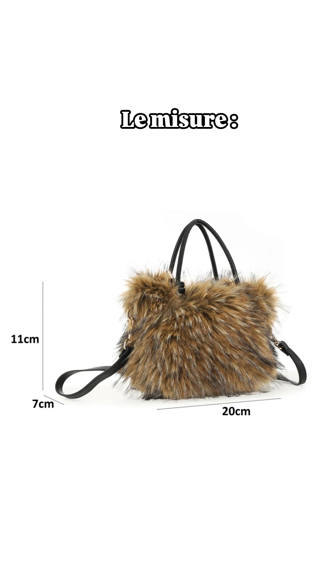 Borsa ecopelliccia
