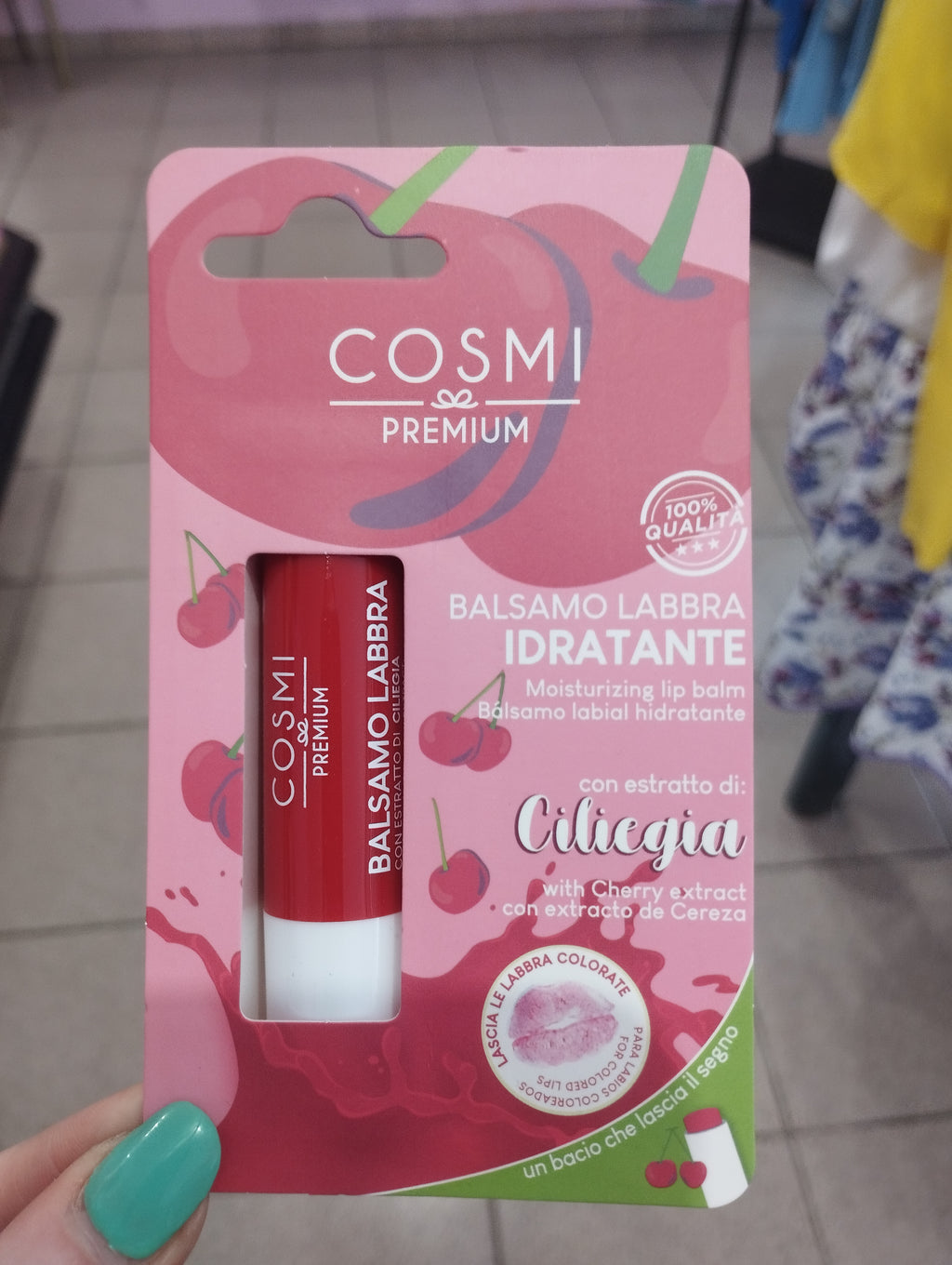 Balsamo labbra idratante vari gusti