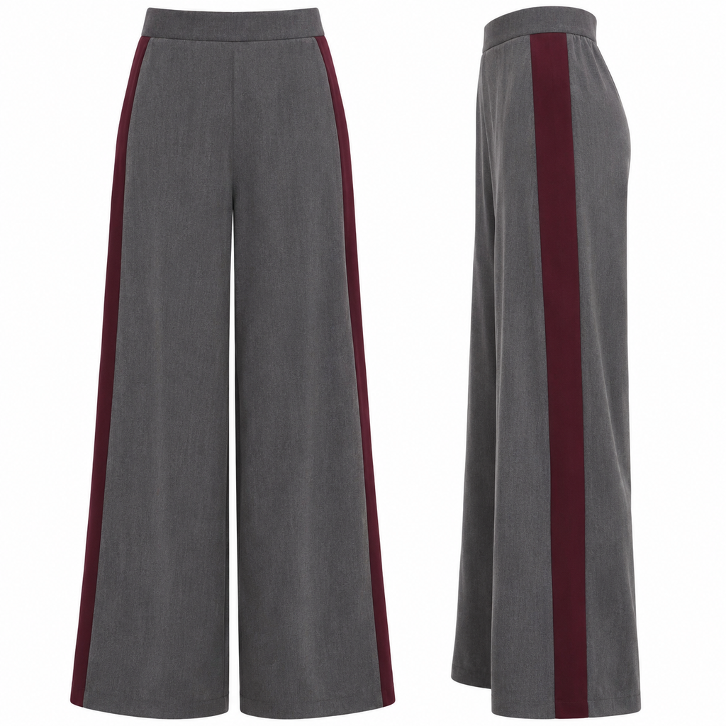 Pantalone con banda laterale