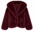 Ecopelliccia burgundy