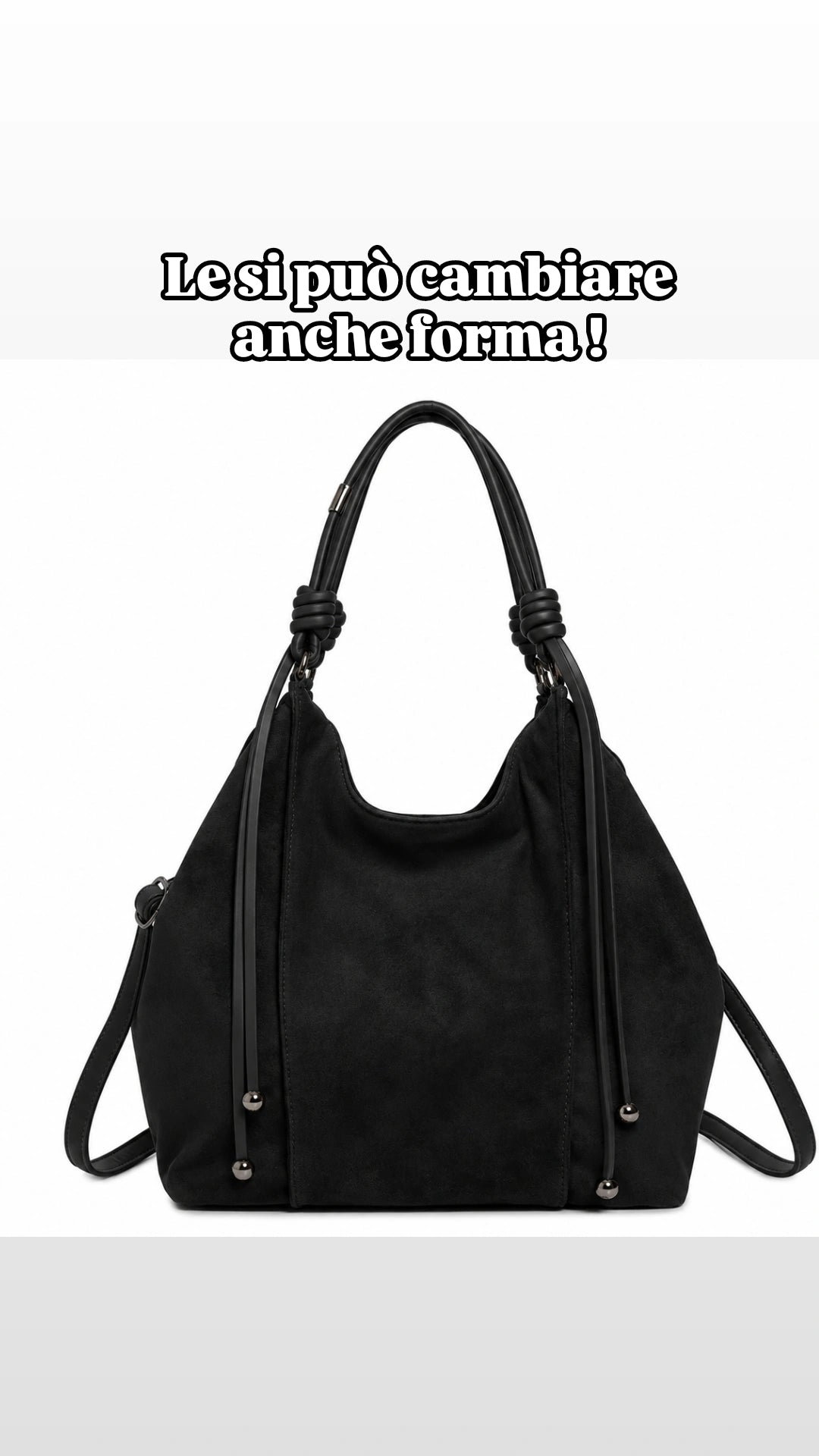 Shopper scamosciata