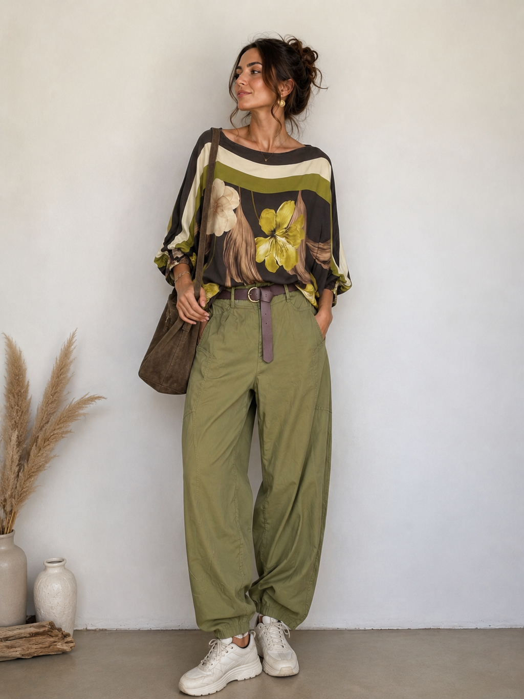 Pantalone balloon fit