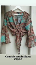 Camicia in seta indiana