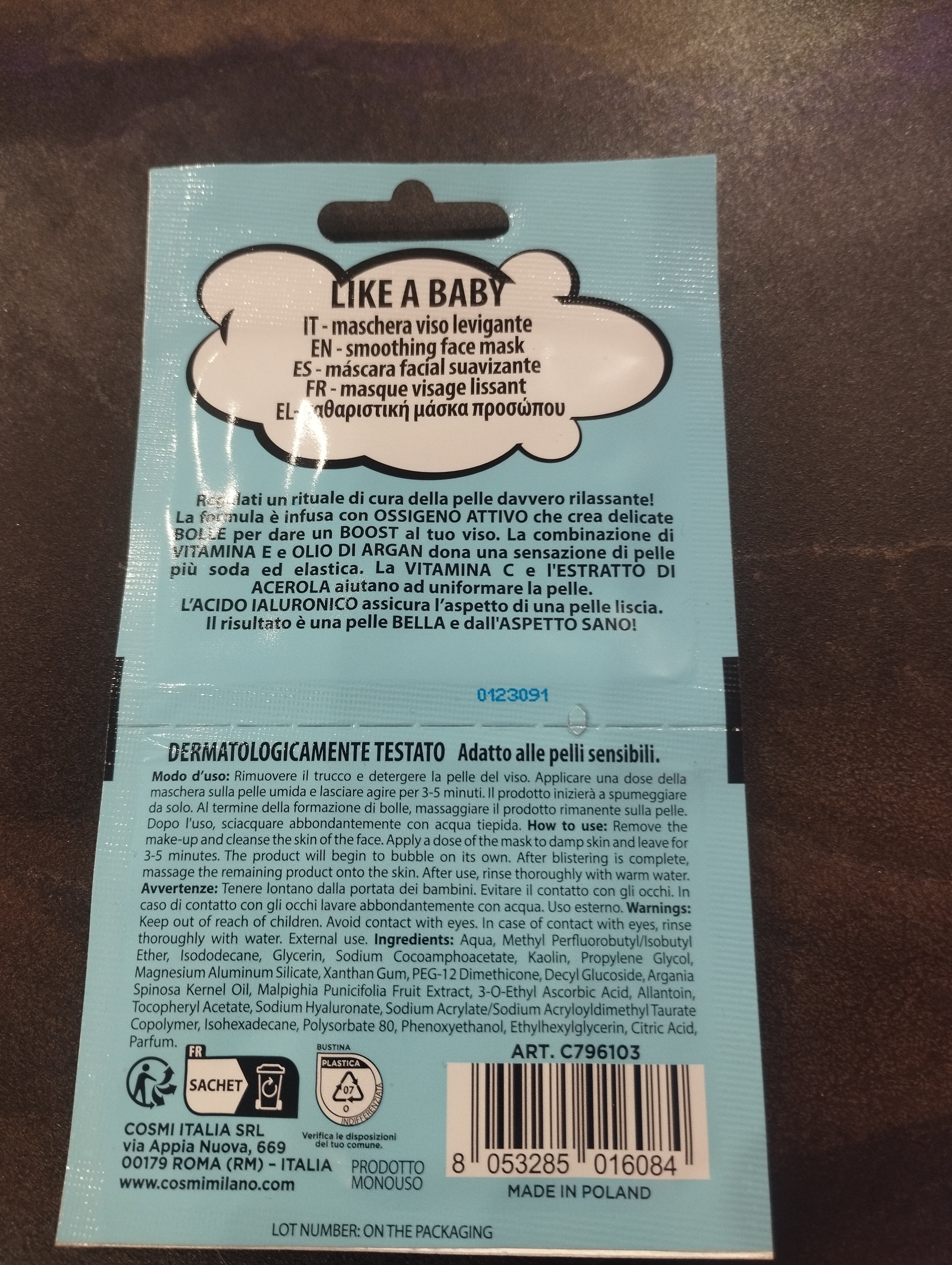 Bubble Mask levigante