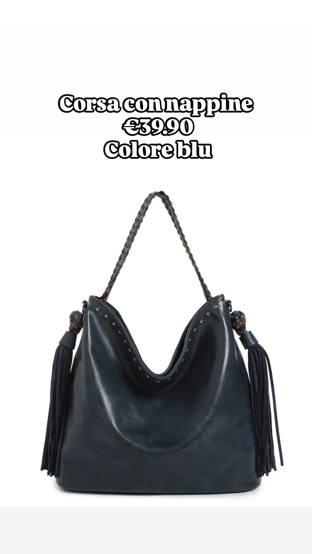 Borsa con nappine
