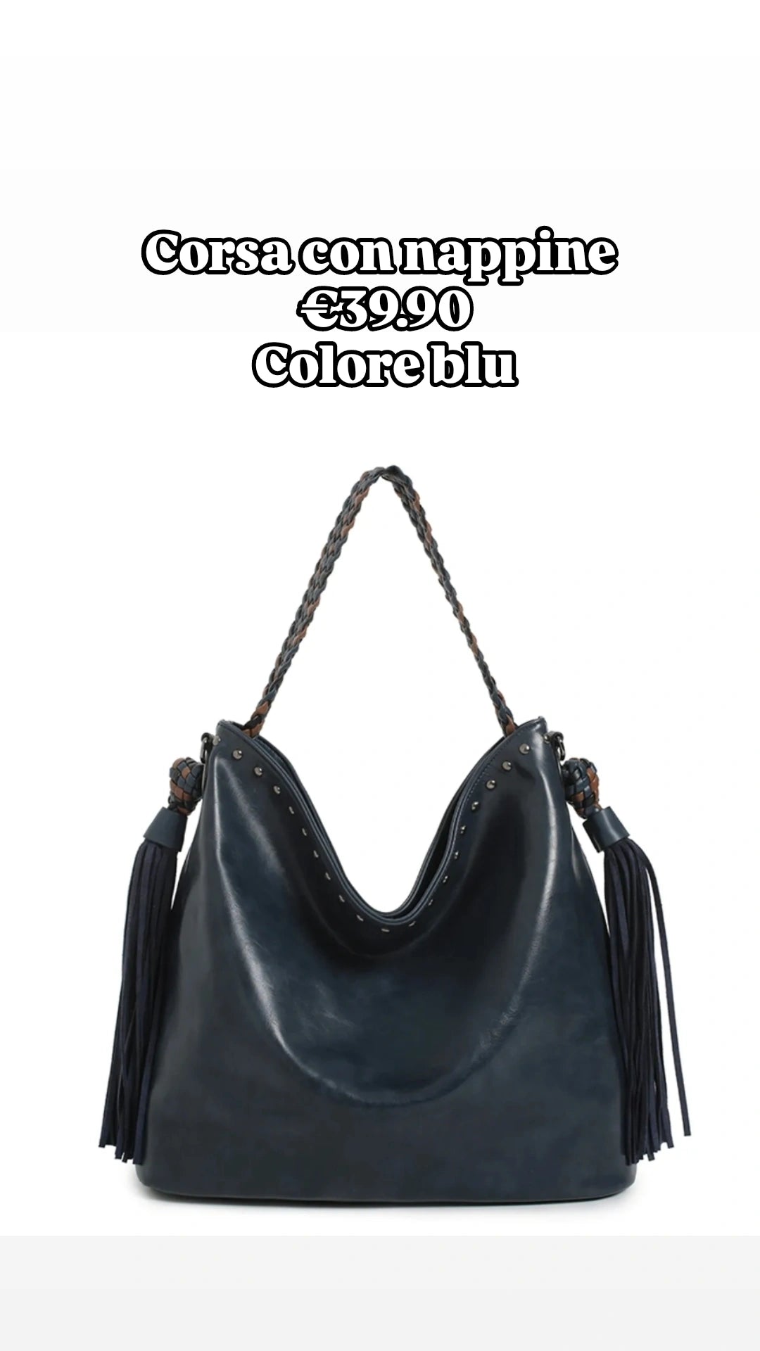 Borsa con nappine