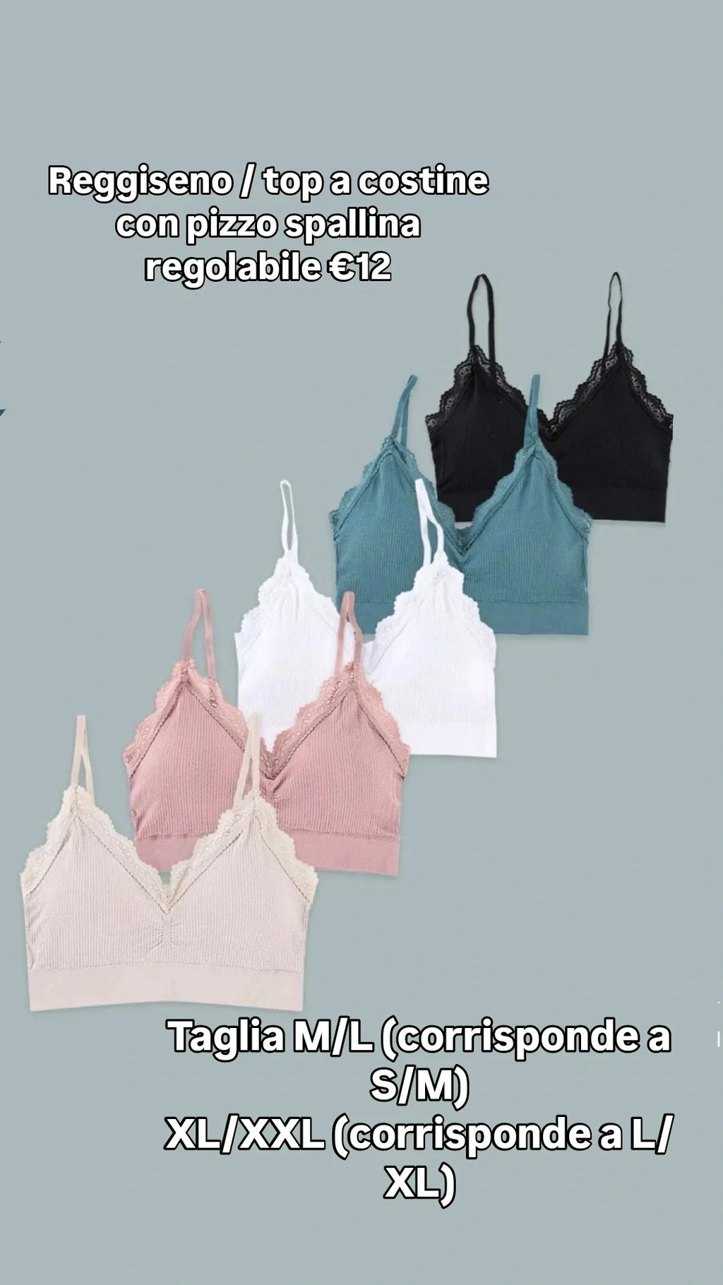 Top reggiseno Bra pizzo