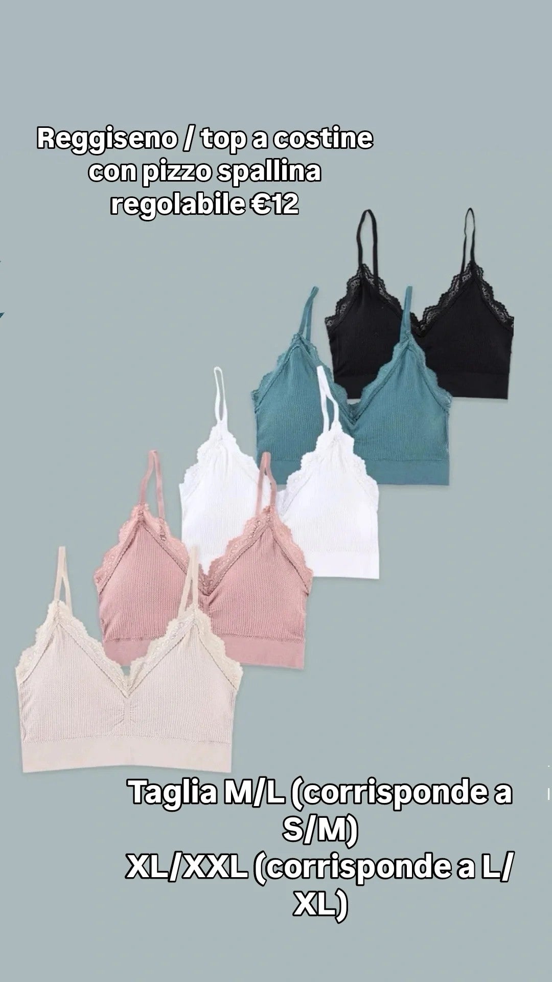 Top reggiseno Bra pizzo