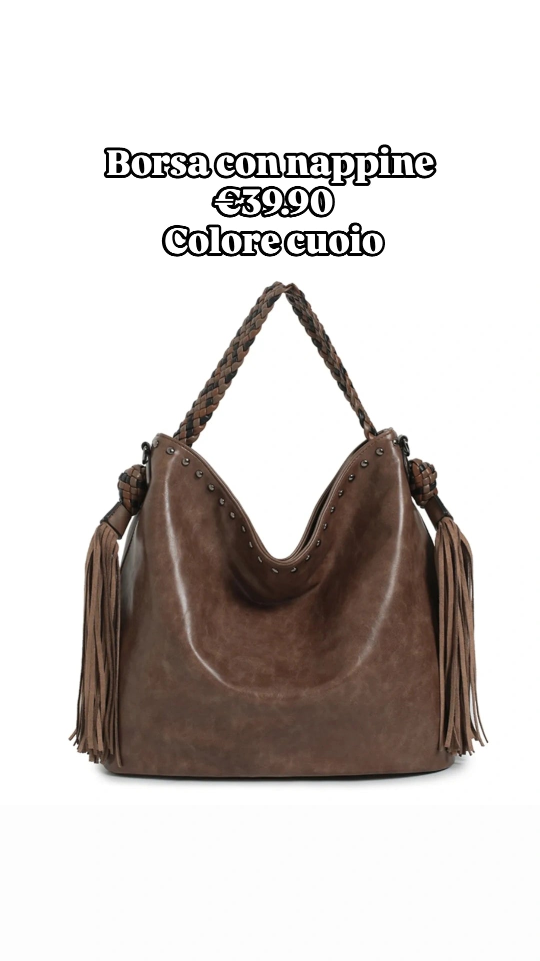 Borsa con nappine