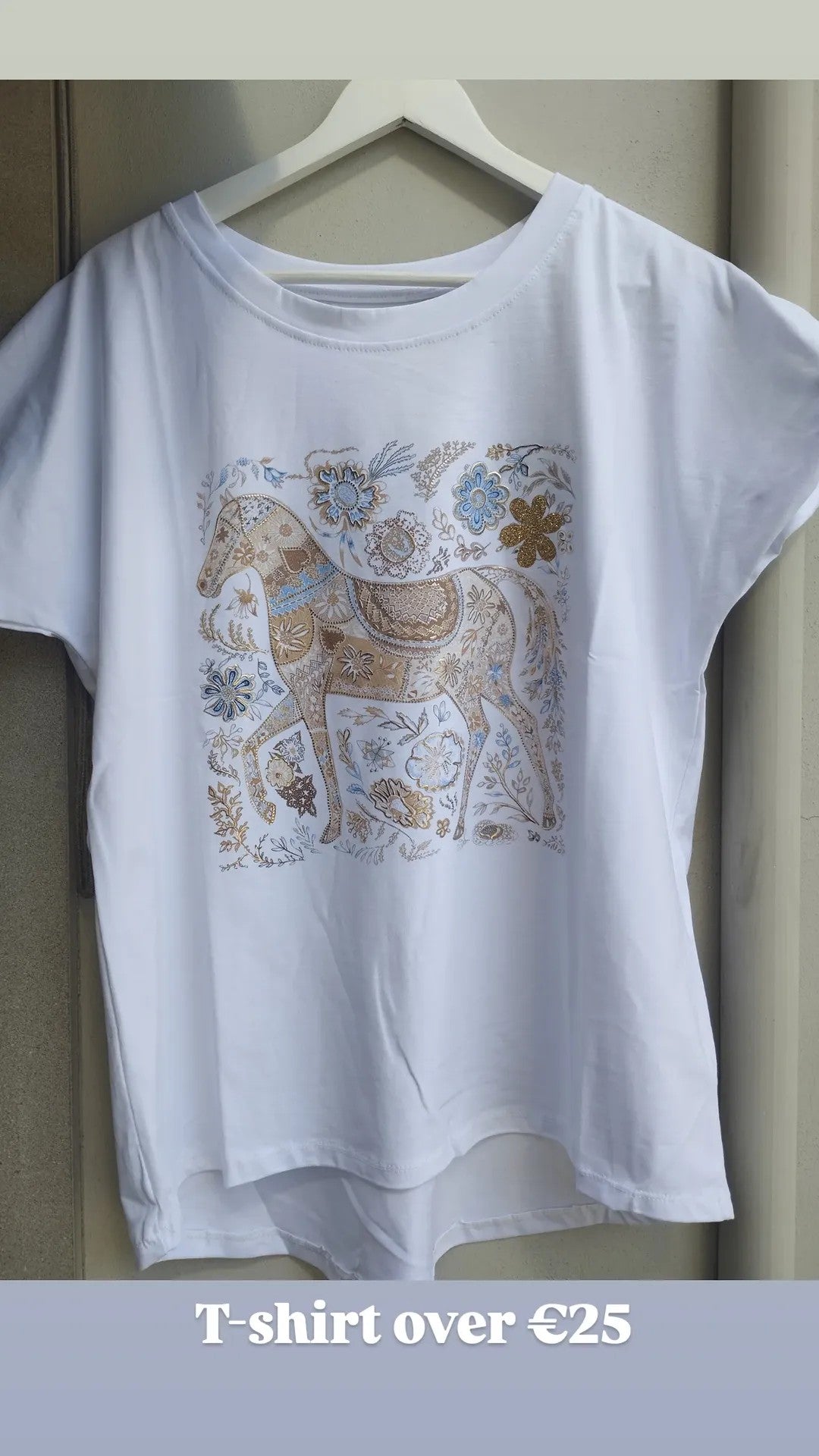 T-shirt over