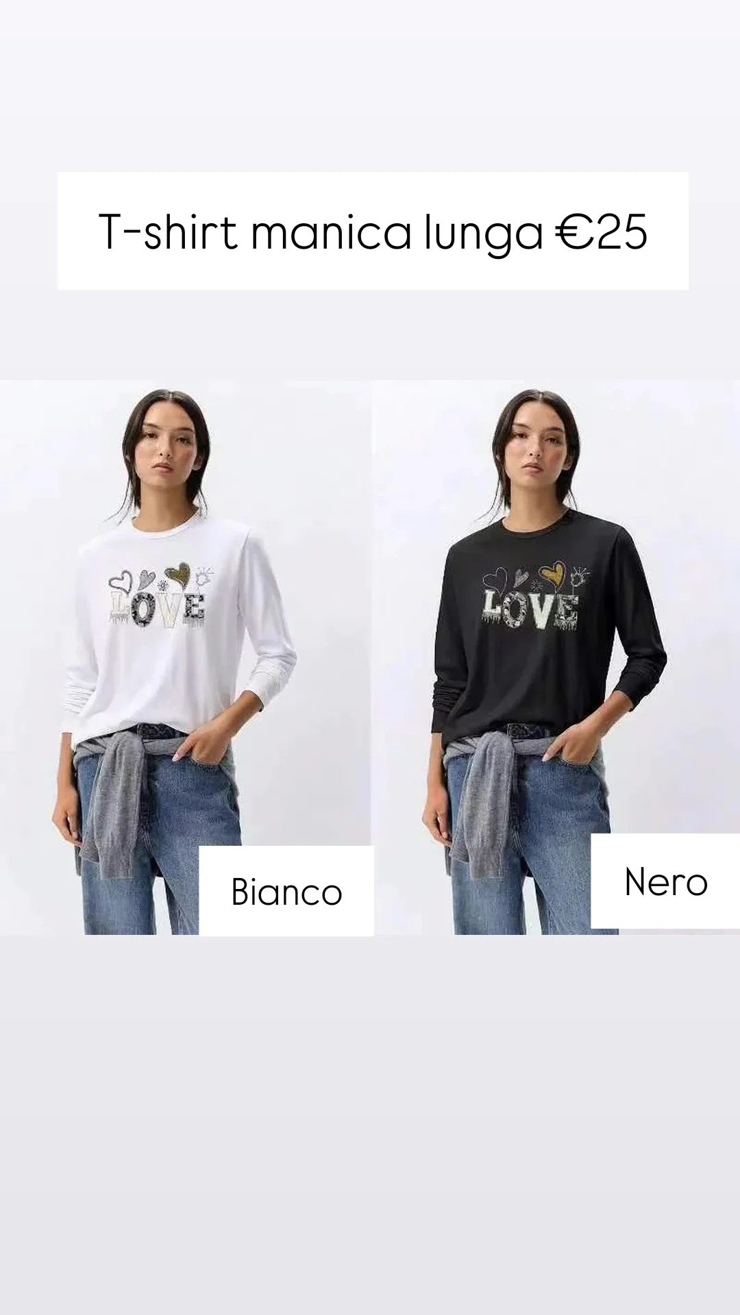 T-shirt manica lunga