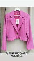 Blazer crop vari colori