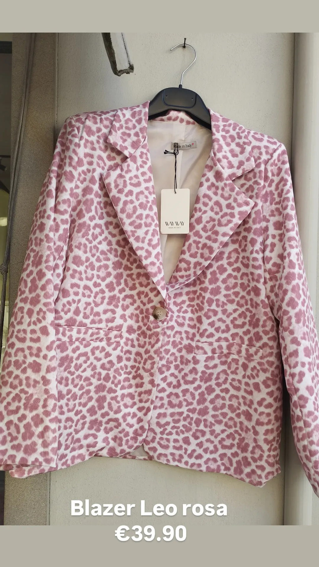 Blazer leopardato