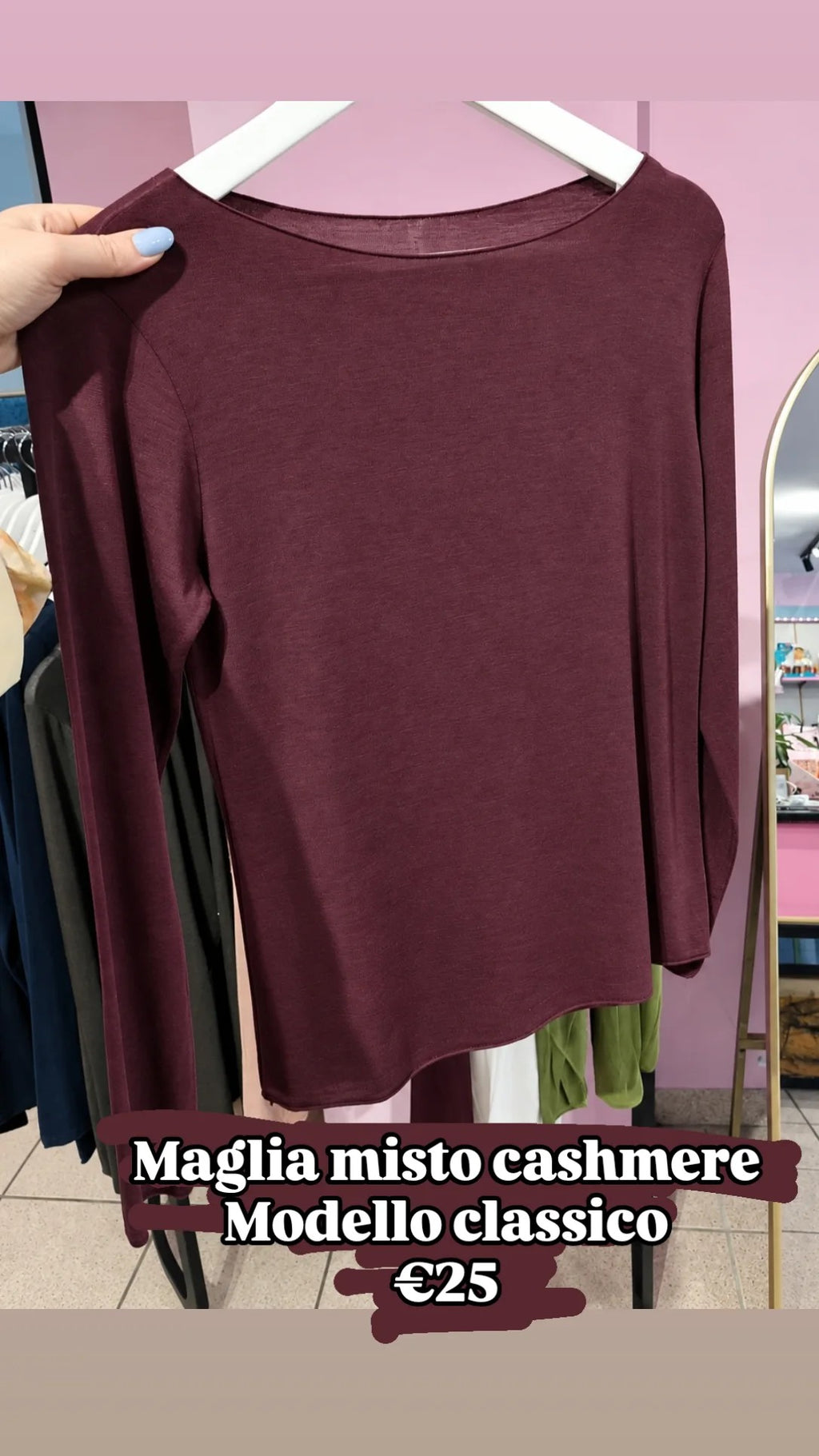 Maglie cashmere blend