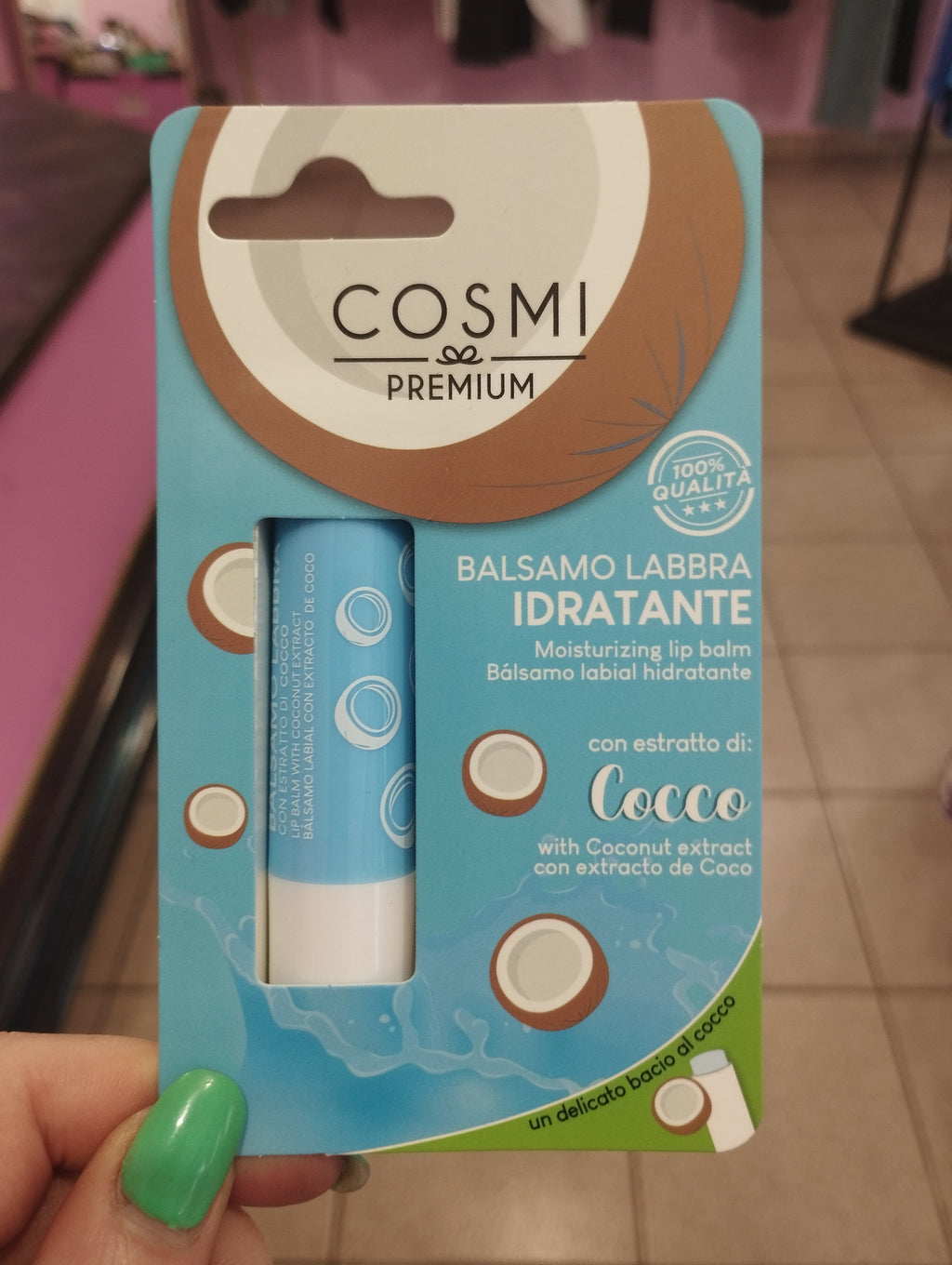 Balsamo labbra idratante vari gusti