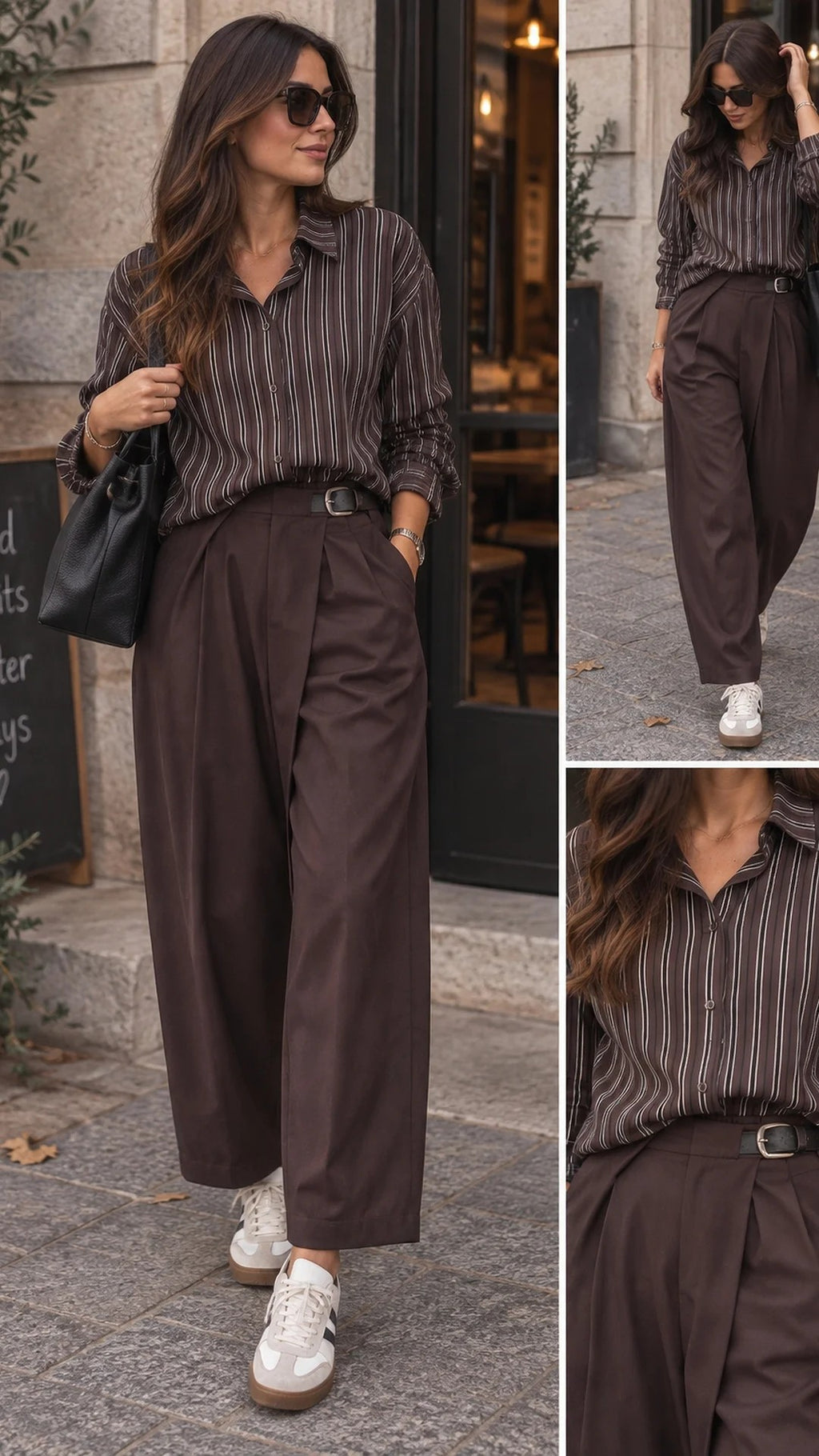 Pantalone con fibbia