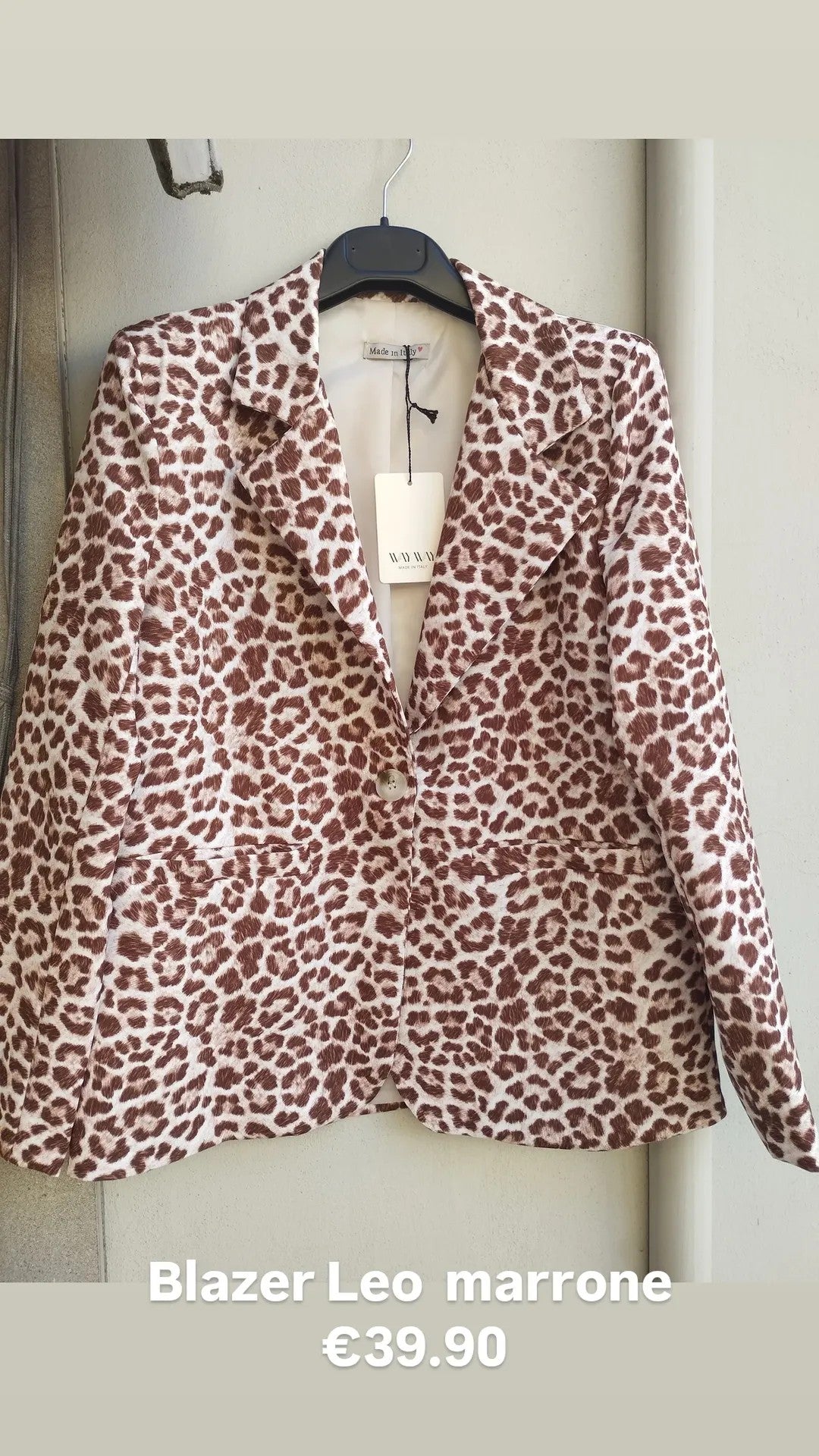 Blazer leopardato