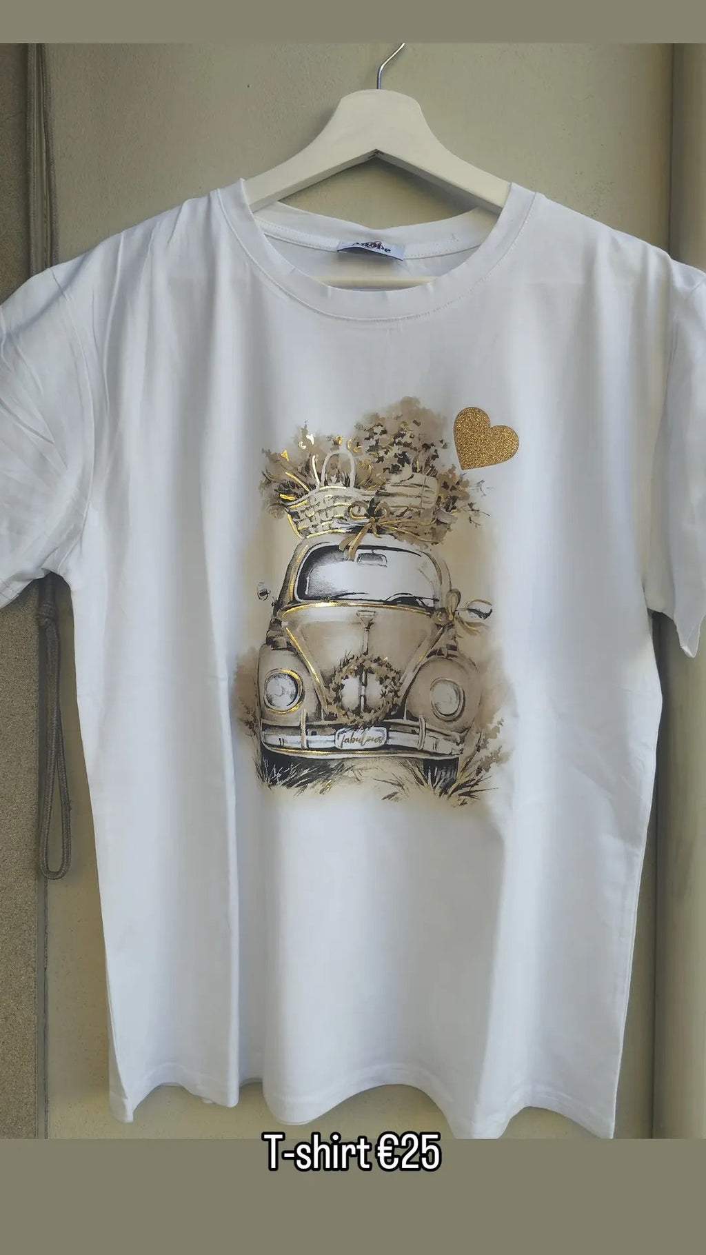 T-shirt macchina vintage