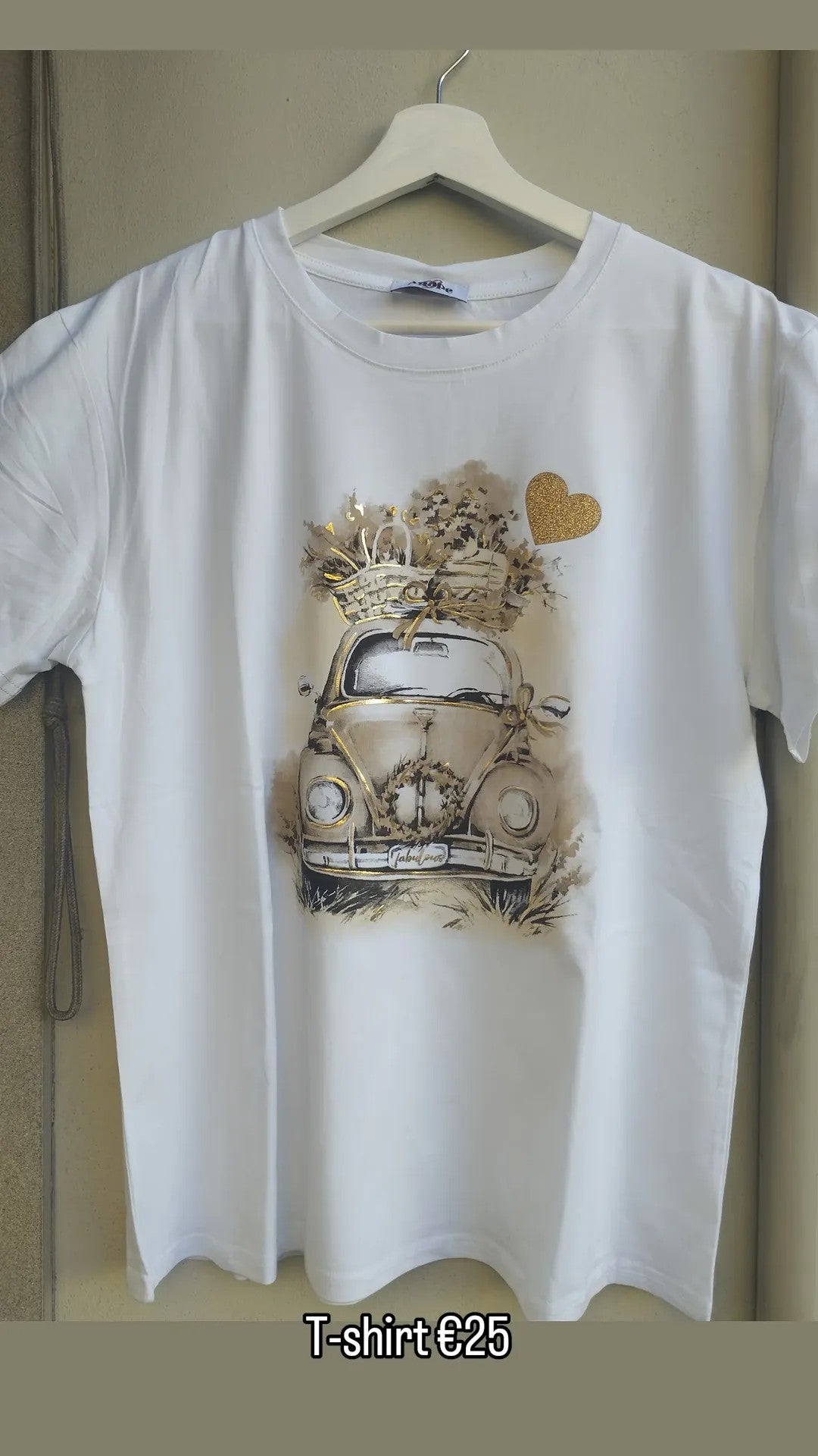 T-shirt macchina vintage
