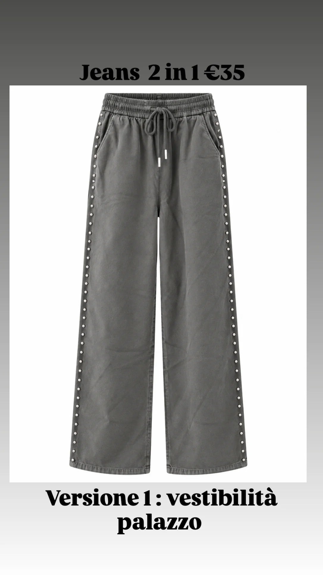 Pantalone 2 in 1