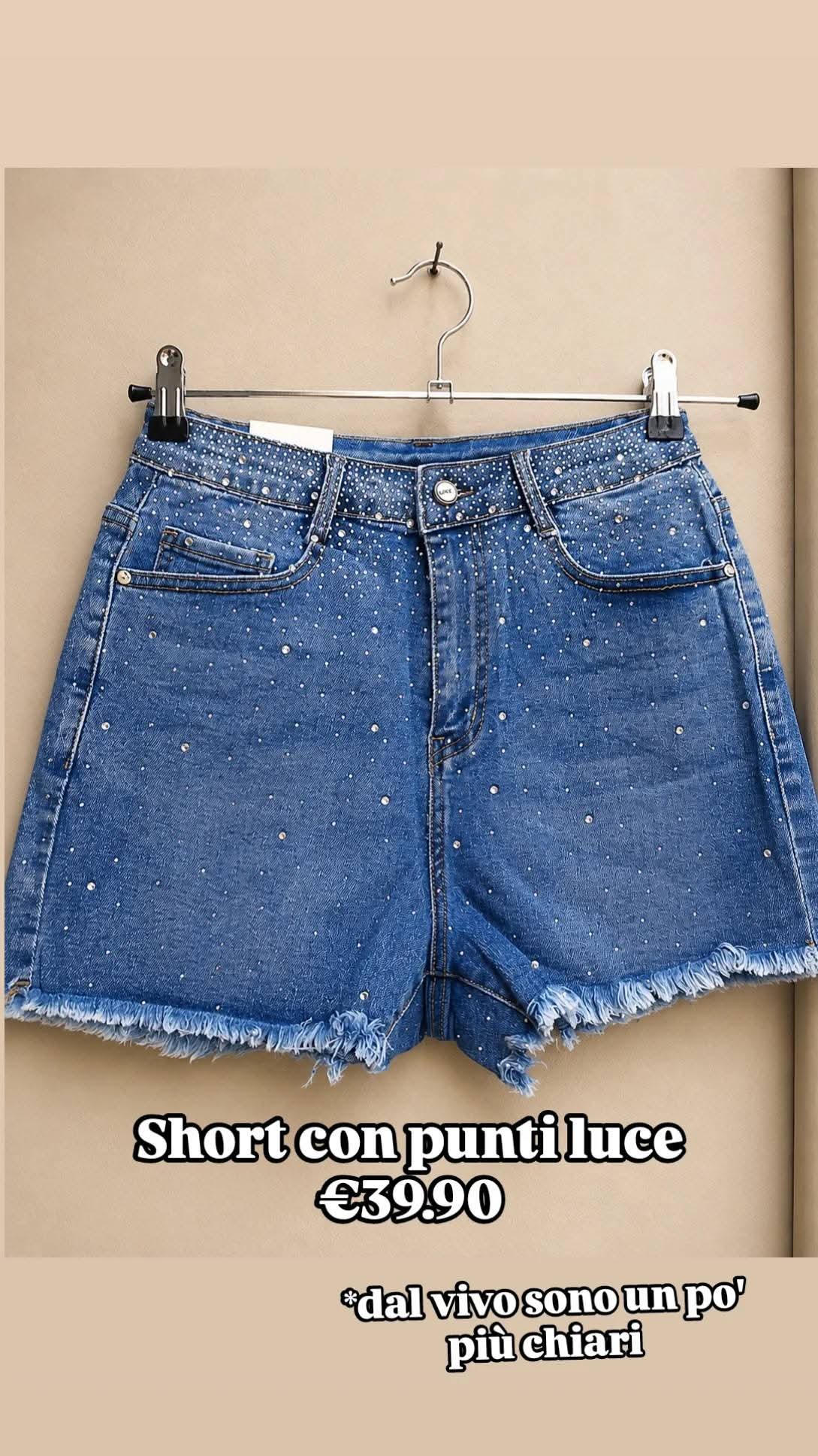 Short con punti luce