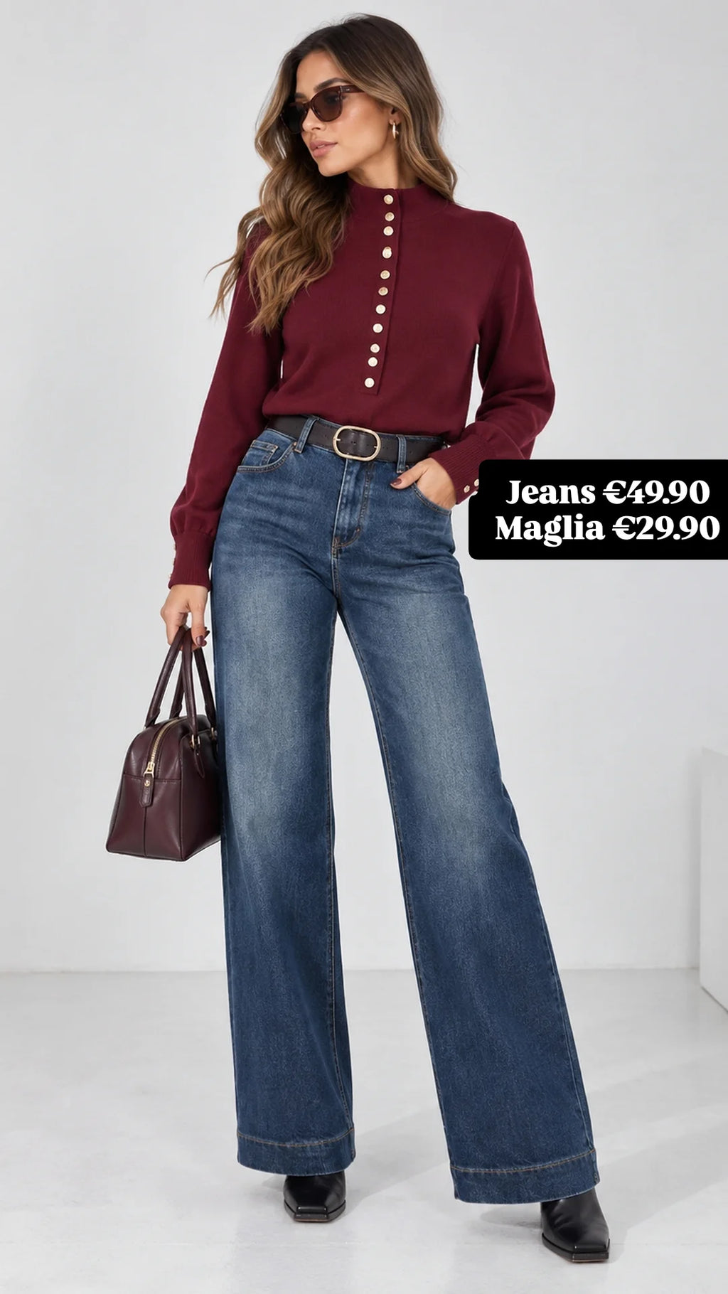 Maglia con bottoncini