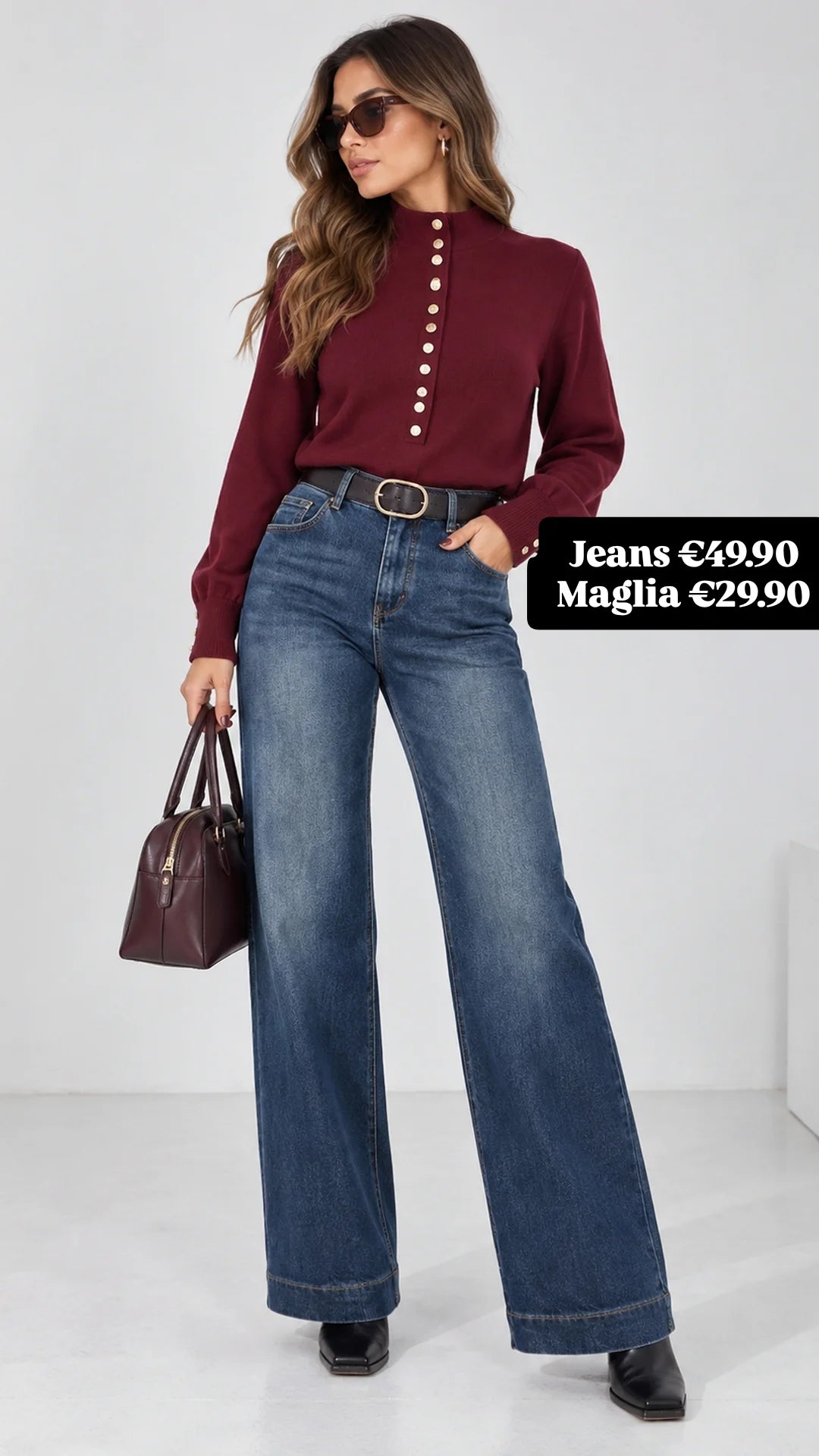 Maglia con bottoncini